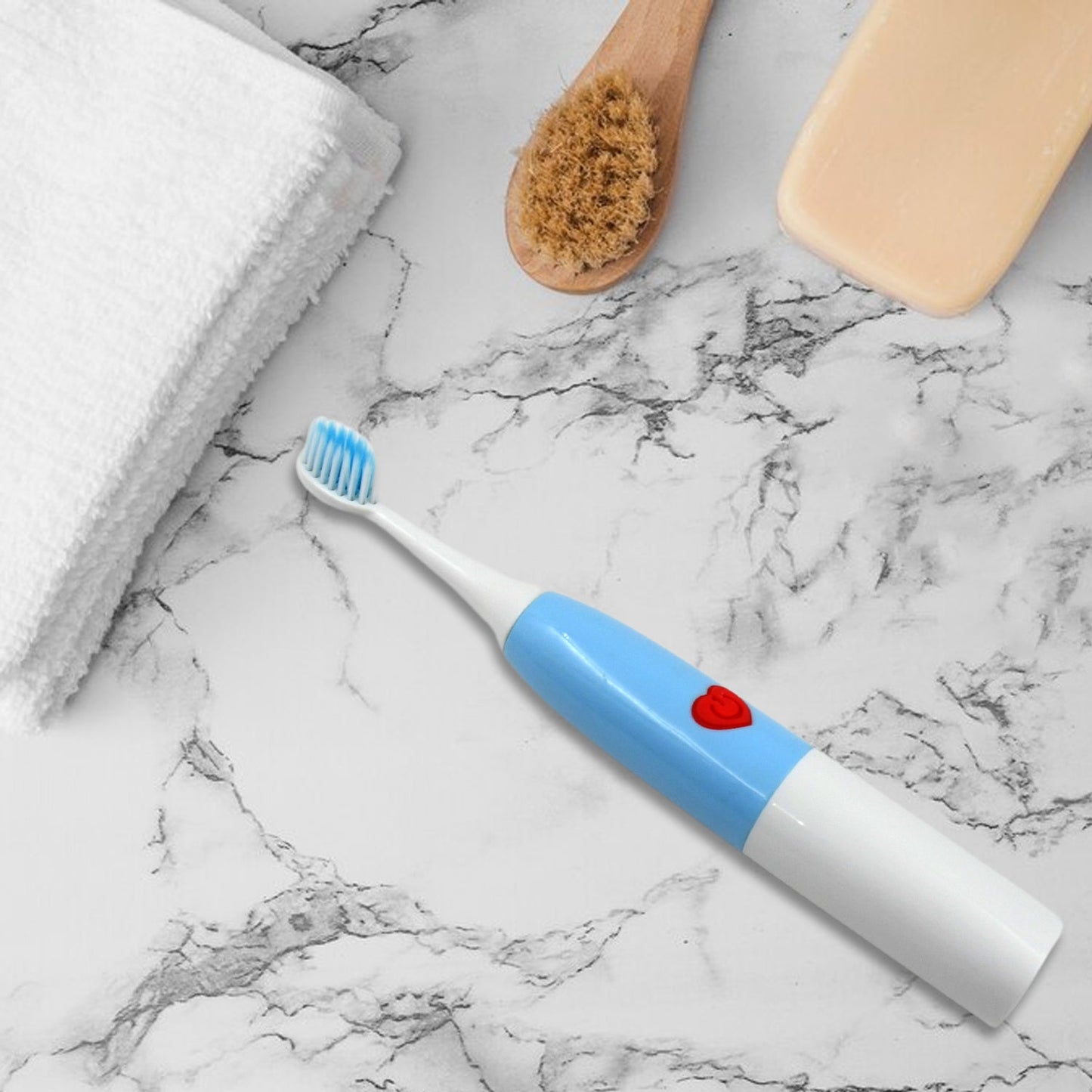 Electric Toothbrush Battery Operate For Home & Travelling Use (1 Pc) - Springkart 