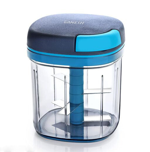 Ganesh Master Chopper with 5 Stainless Steel Blades, XL Large Jumbo Chopper (900 Ml) - Springkart 