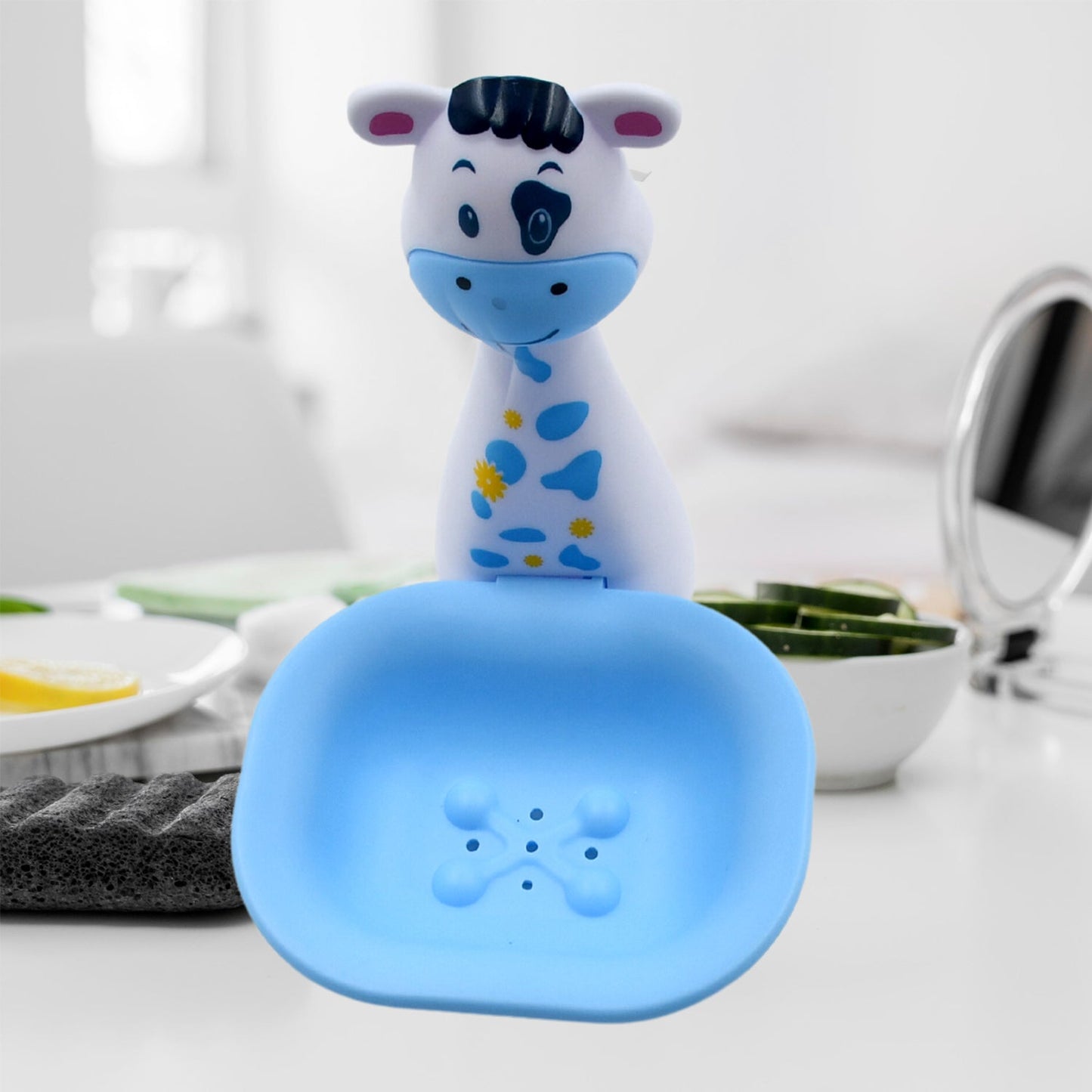 CARTOON SOAP DISH BATROOM SOAP DISH , UNIQUE DESIGN SOAP DISH HOLDER FOR KIDS, BATHROOM SOAP STAND - Springkart 