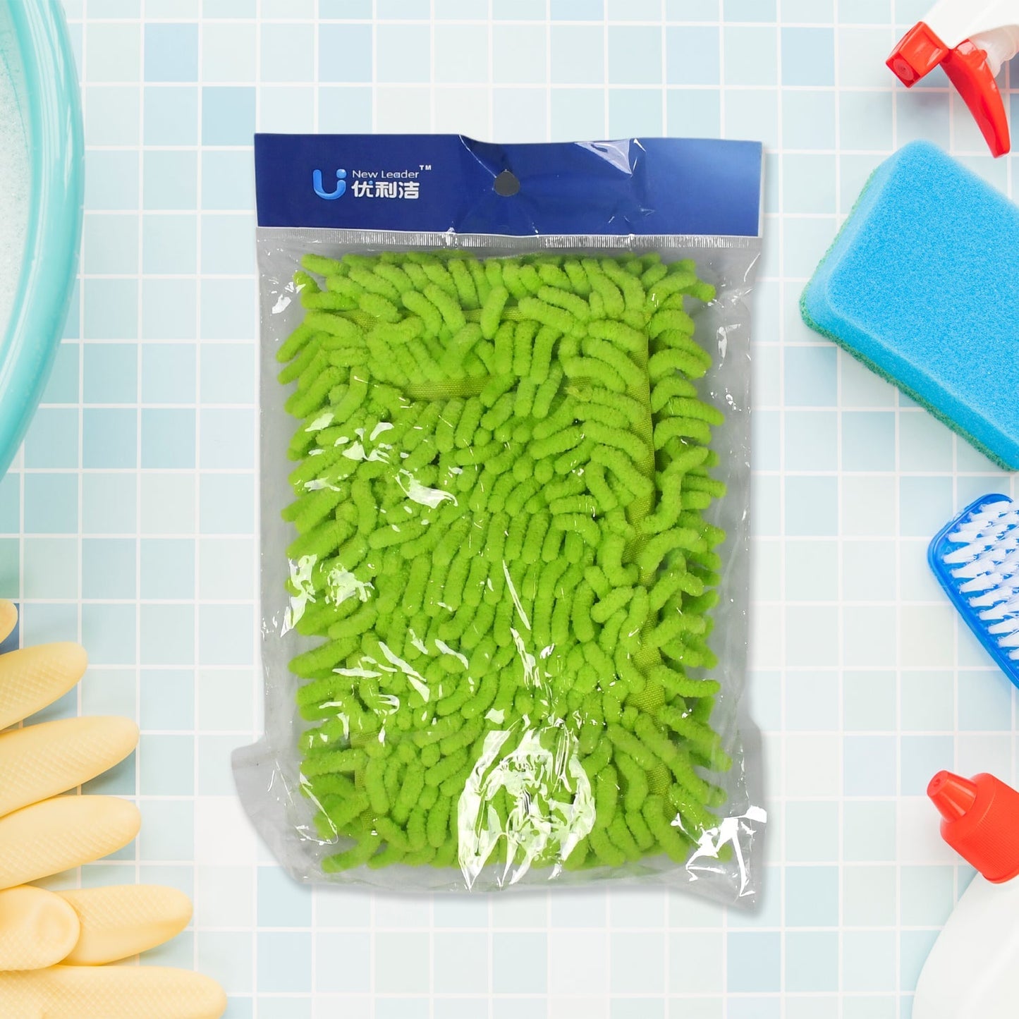 Microfiber Mop with Extendable Handle for Home & Office Cleaning - Springkart 