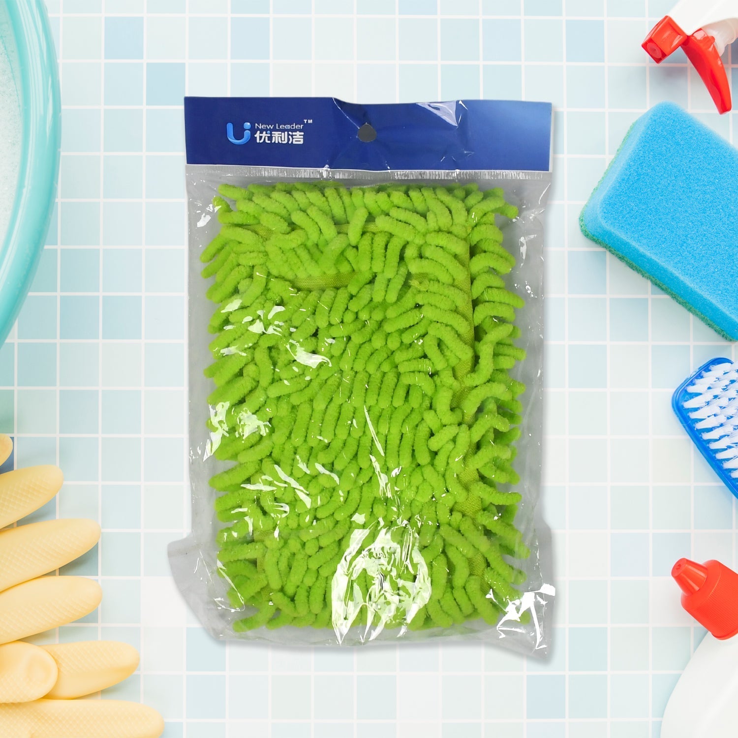 Microfiber Mop with Extendable Handle for Home & Office Cleaning - Springkart 