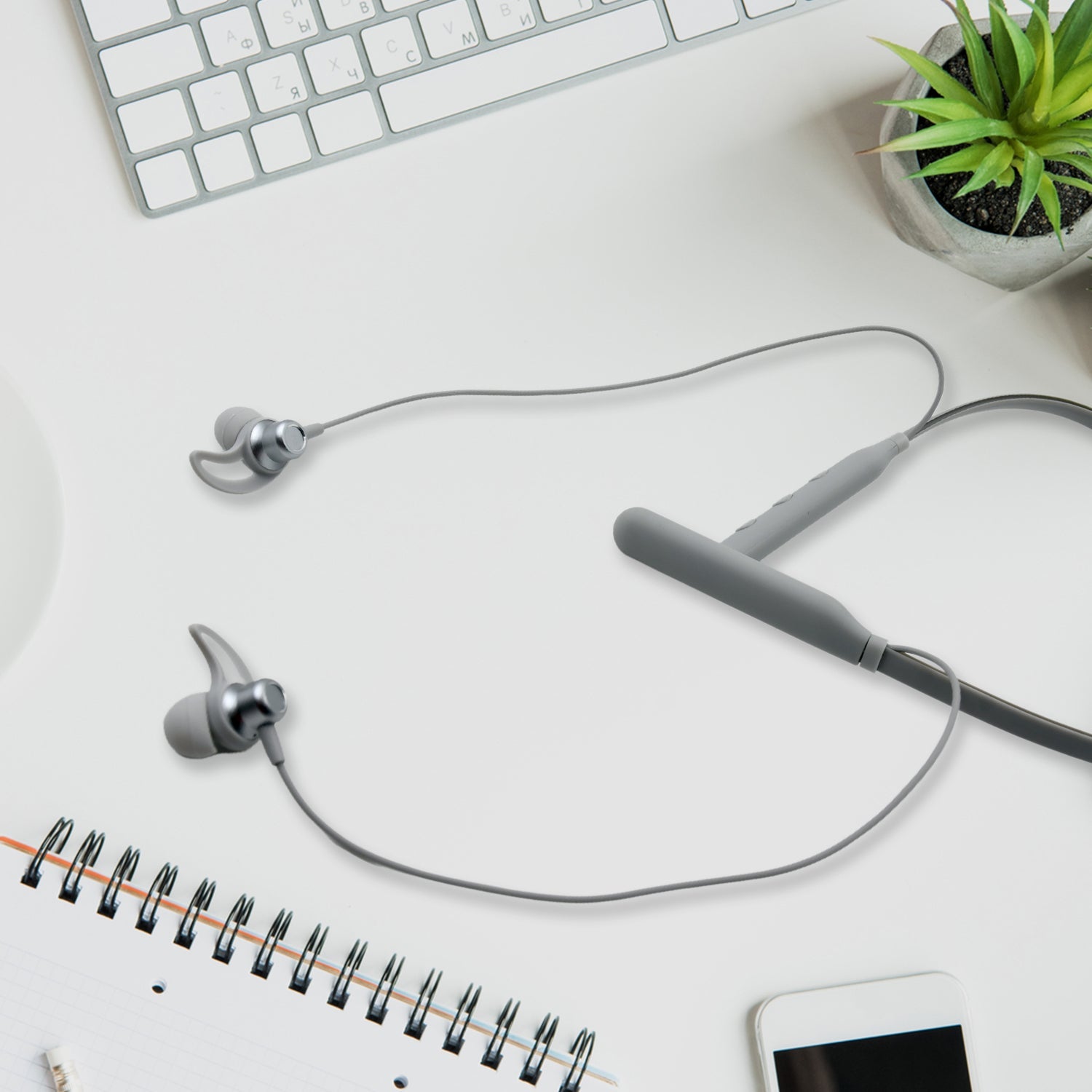 Bluetooth Headphone Neckband, Magnetic Earbuds (1 Pc) - Springkart 