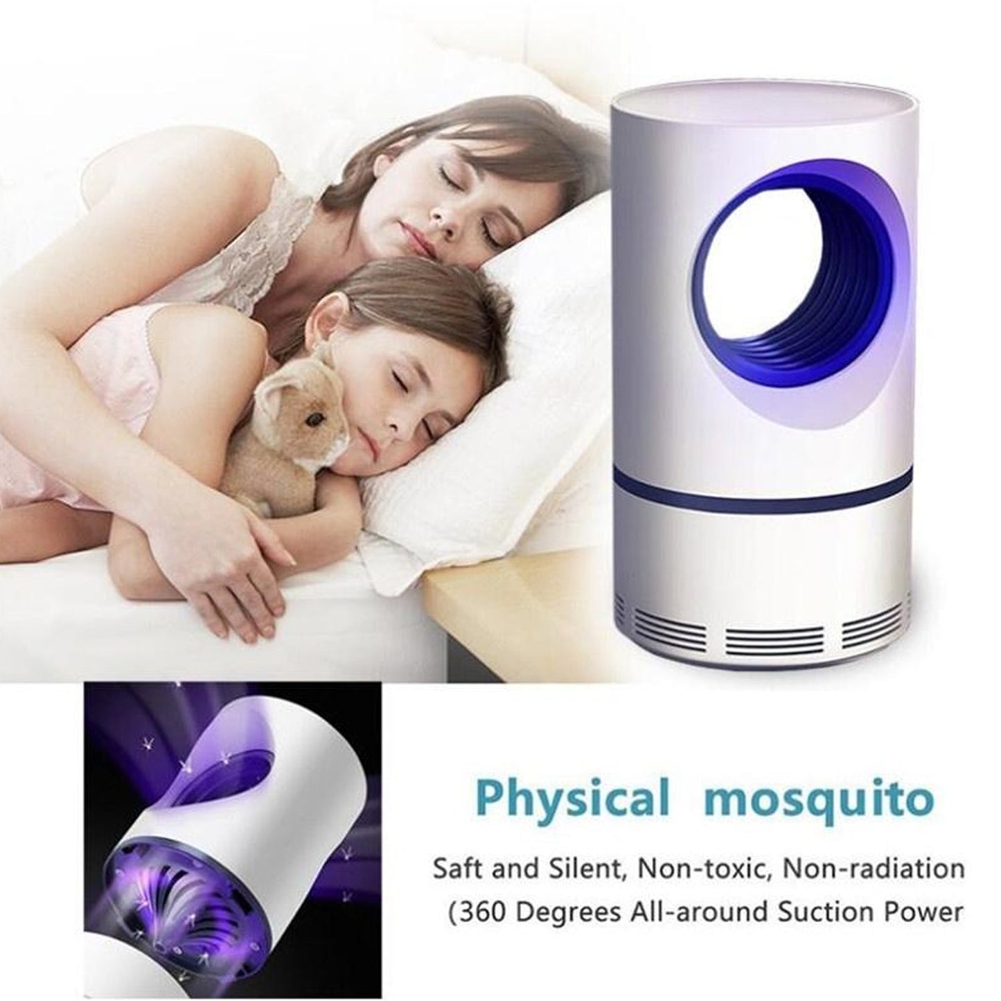 Eco-Friendly LED Mosquito Killer Lamp for Home, Electric Insect Killer - Springkart 