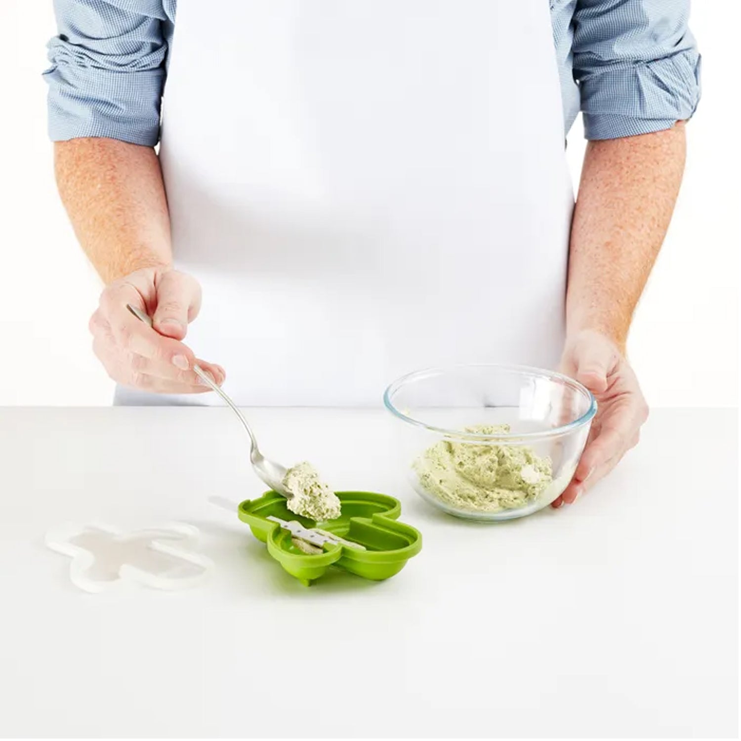 Cactus Shape Popsicle Molds - Durable Silicone Ice Cream Mould, DIY Ice Pop Kitchen Tool - Springkart 