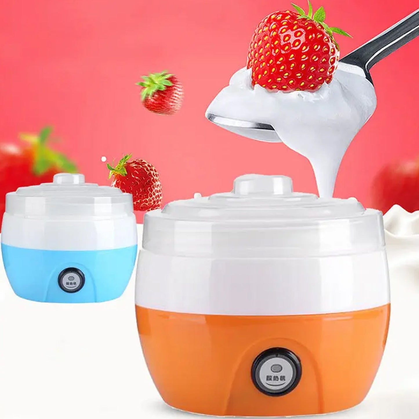 Electronic Yogurt Maker, Automatic Yogurt Maker Machine 1L Yoghurt Plastic Container for Home Use - Springkart 
