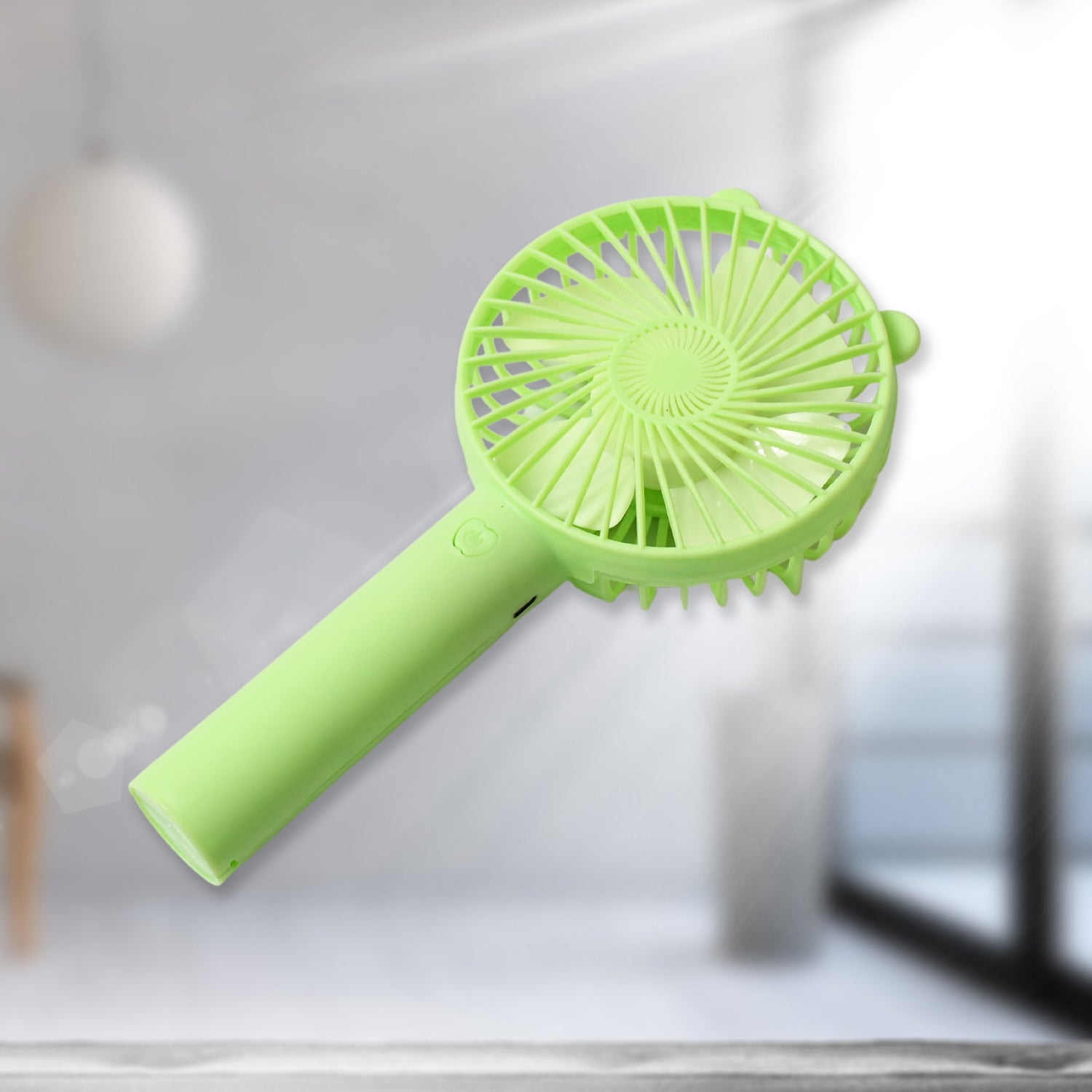 Portable Classic Hand Fan - 3-Speed Table Fan for Personal Desk, Suitable for Office, School, and Home Use (Battery Not Included) - Springkart 