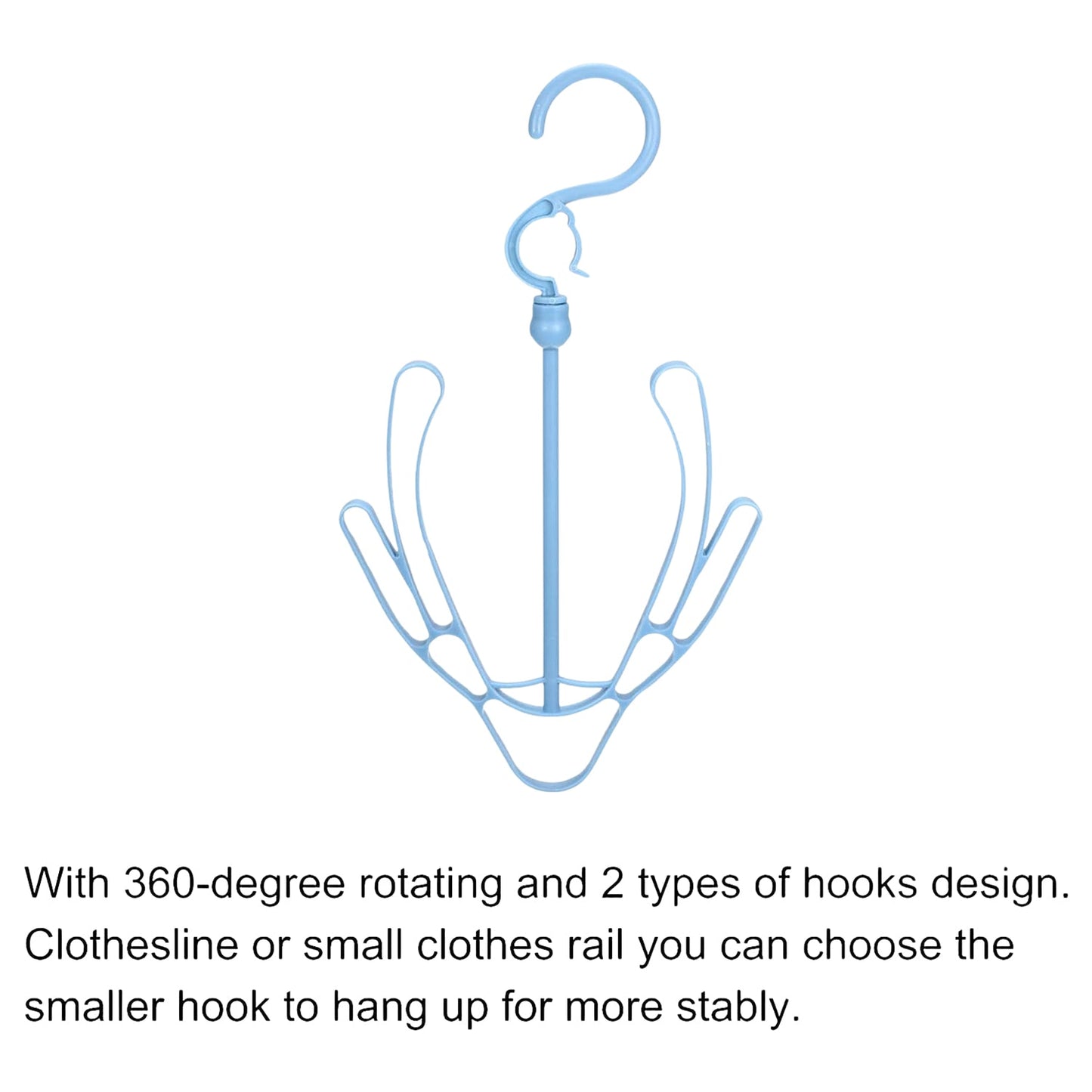 Small Shoes Drying Hanger, Rotatable Shoe Hanging Racks (1pc) - Springkart 