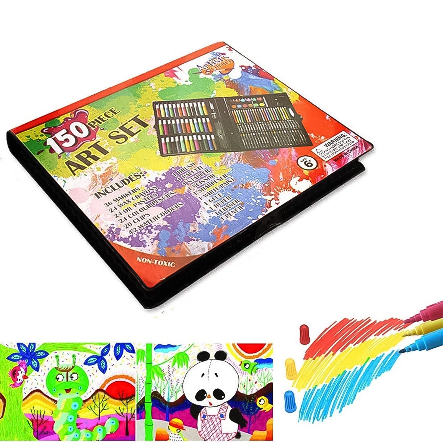 Painting & Drawing Sets for Kids (150 Pcs Set) - Springkart 