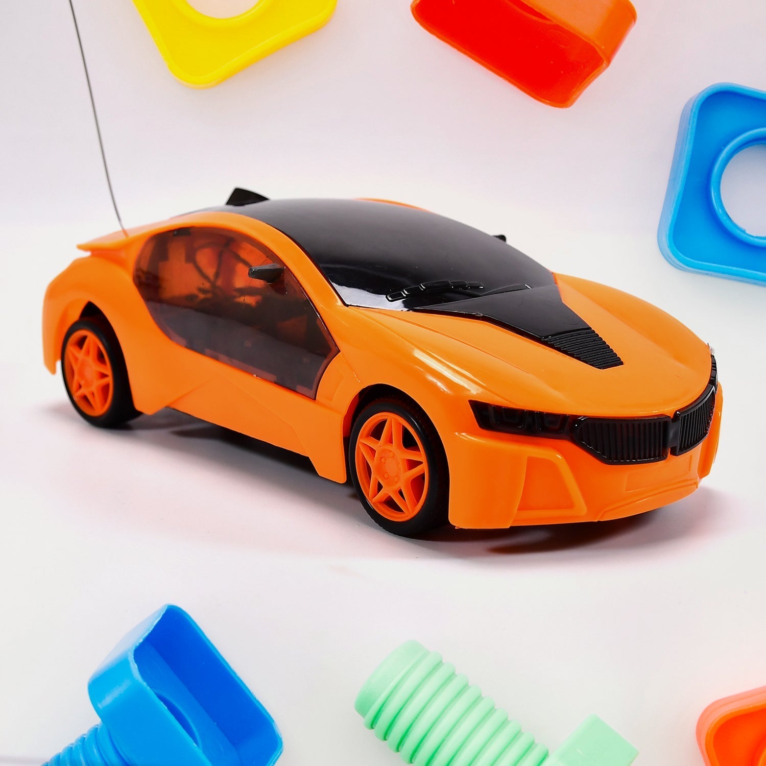 Remote Control Fast Modern Racing Car 3D Light with Go Forward And Backward - Springkart 