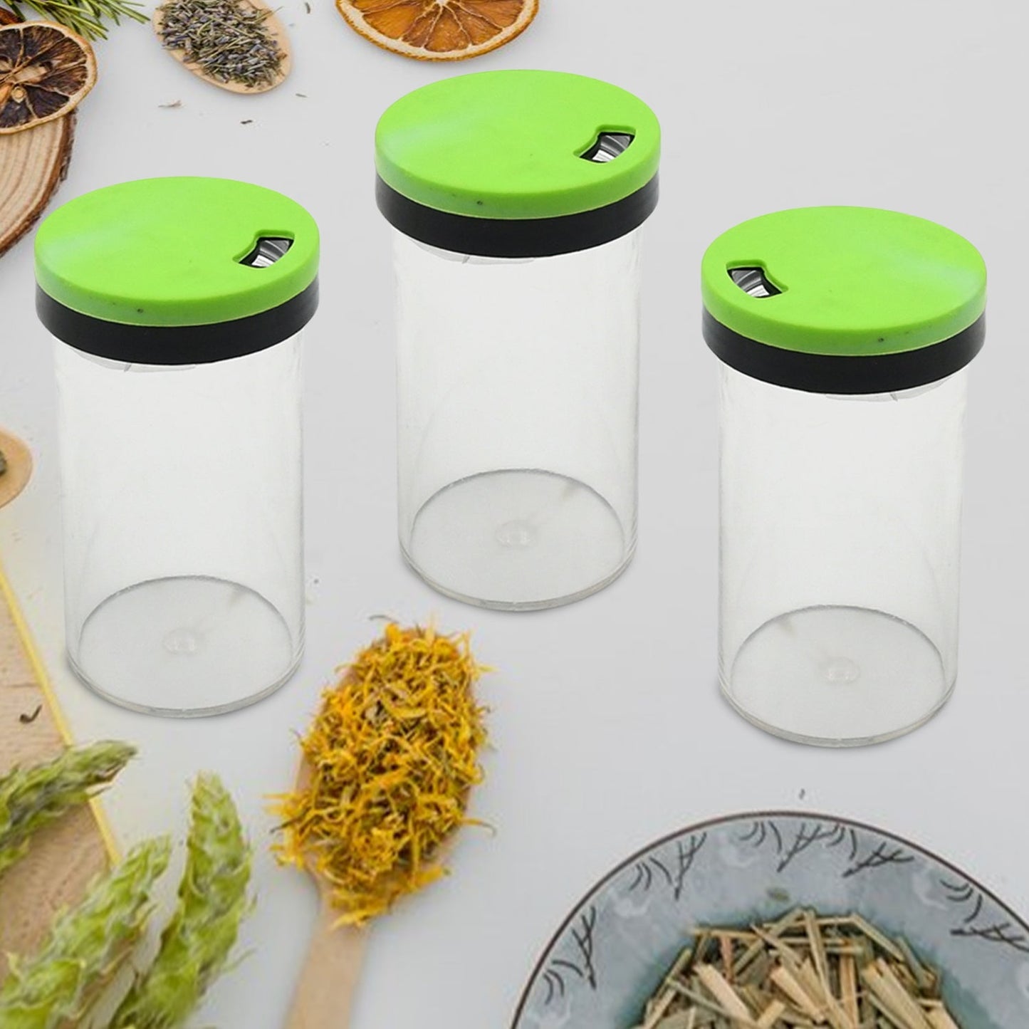 Miracle Multipurpose Wooden Spice Rack for Kitchen 12 Jars | 360 Degree Revolving Masala Box Container Spice Rack Containers Set (12 pcs Set) - Springkart 