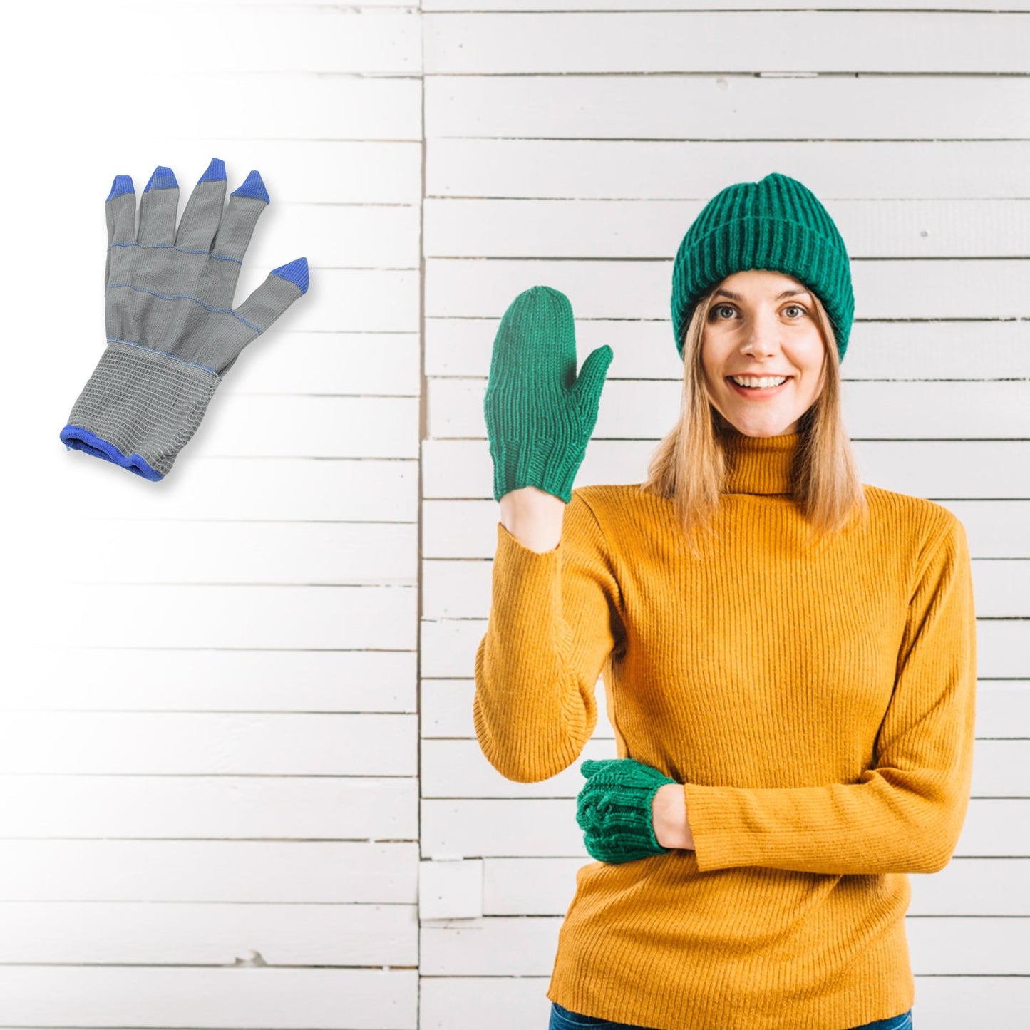 Small 1 Pair Cut Resistant Gloves Anti Cut Gloves Heat Resistant, Nylon Gloves, Kint Safety Work Gloves High Performance Protection. - Springkart 
