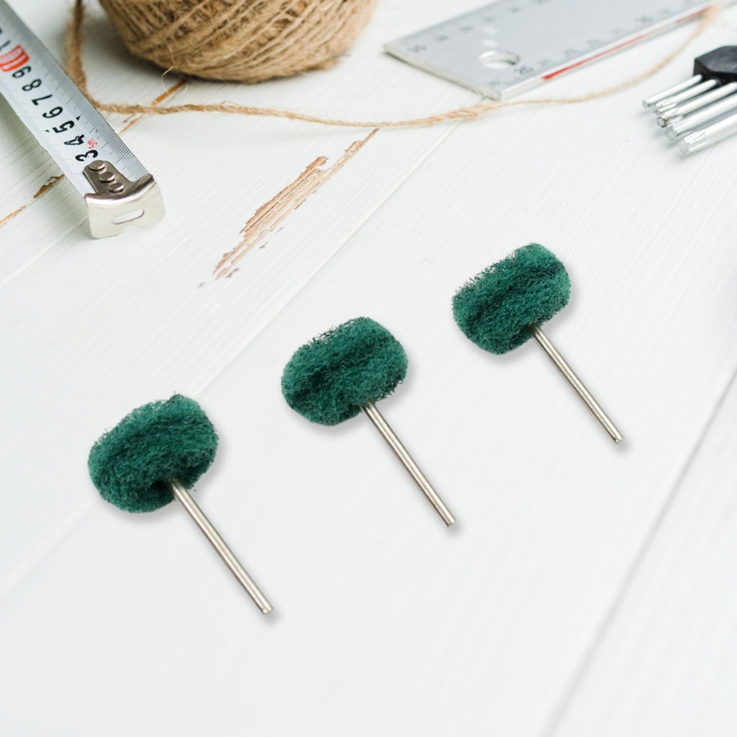 Abrasive Buffing Polishing Wheel Set (3 Pcs) - Springkart 