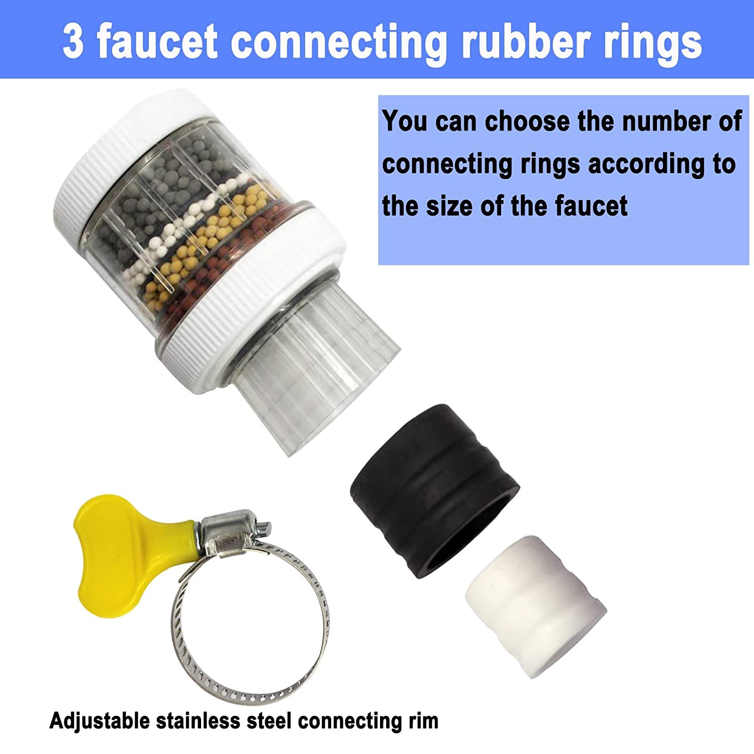Kitchen Faucet Water Filter Tap Purifier - 4 Layer Activated Carbon for Clean Water - Springkart 