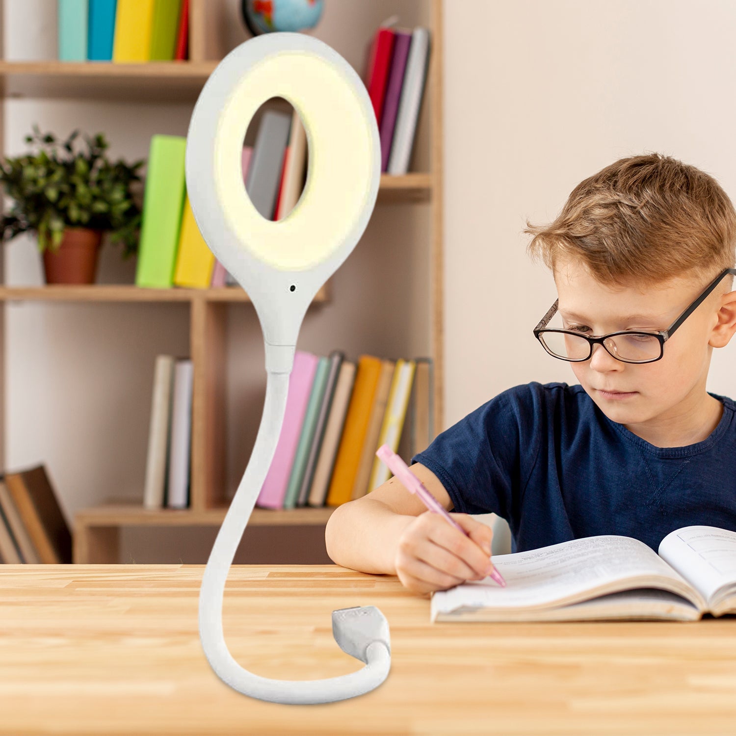 LED USB Light for Laptop, 16 LED Night Lights for Bedroom, Lightweight Small LED Reading Light Lamp with Flexible Neck, Desk Light for Home, Travel, Study, Office (1 Pc) - Springkart 