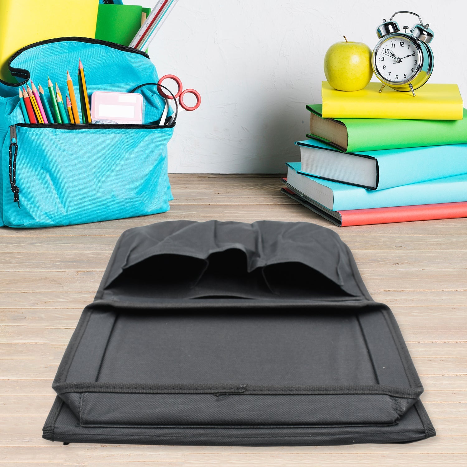 Sofa Arm Rest Hanging Storage Bag, Storage Bag for Sofa Ideal for Sorting Magazines Books (Black) - Springkart 