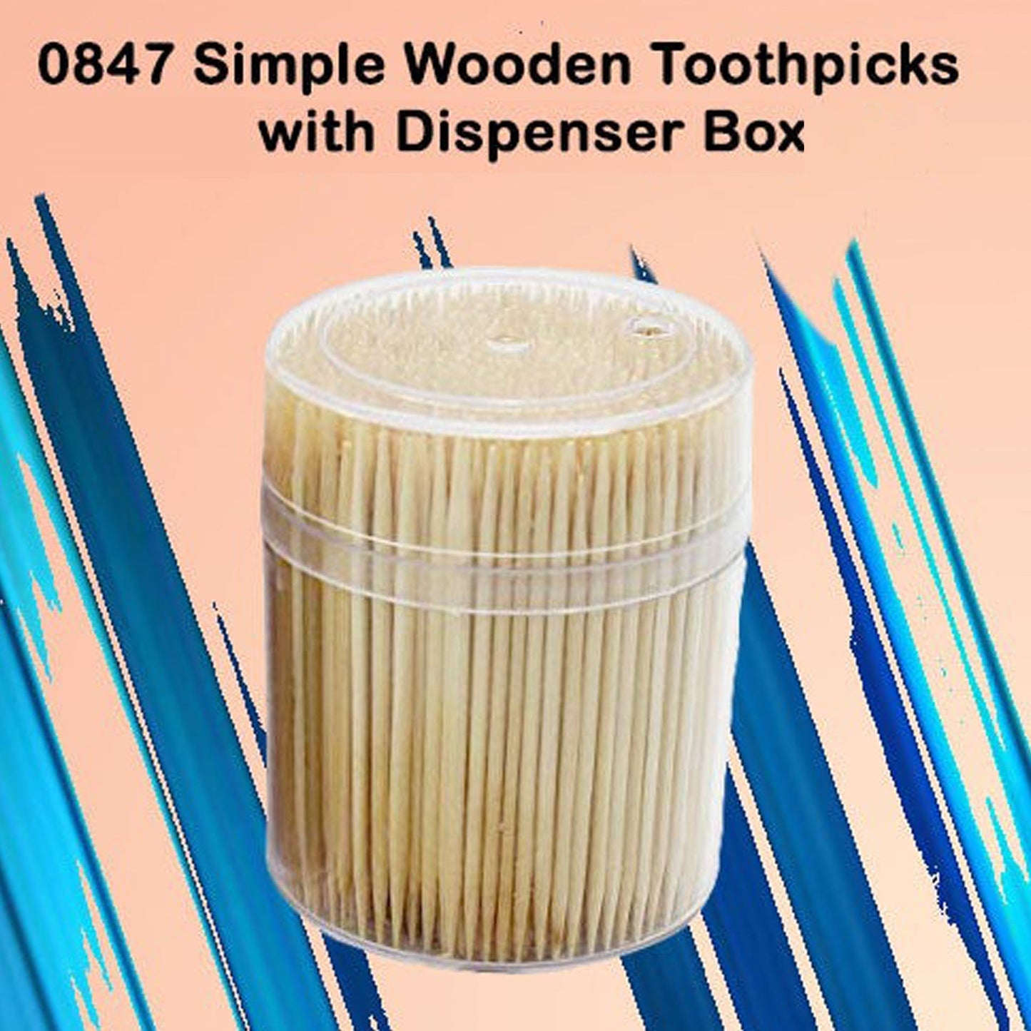 Simple Wooden Toothpicks with Dispenser Box - Springkart 