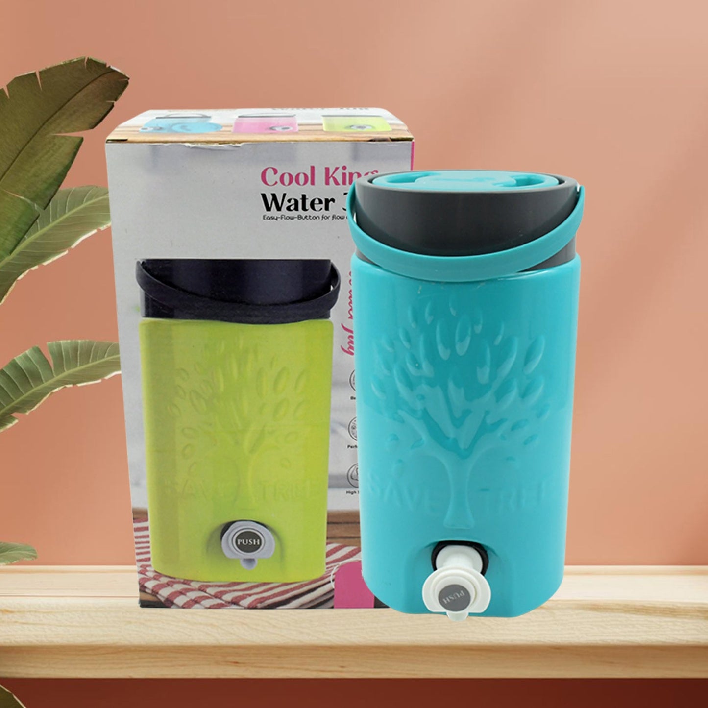 Insulated Water Jug with Tap (3000ml): Leakproof, Travel Cooler - Springkart 