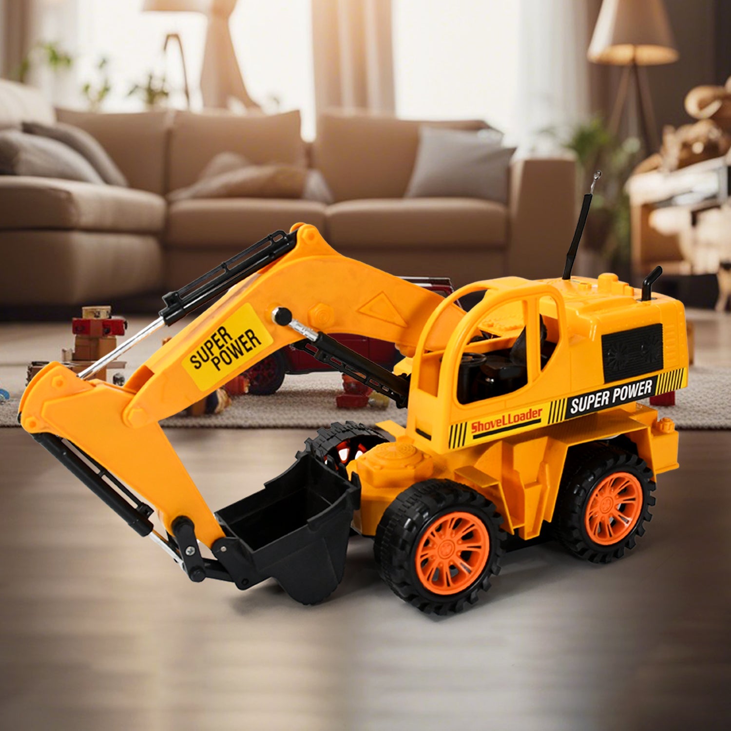 Plastic JCB Construction Toy Remote Control JCB Toys for Kids Boys, Super Power Remote Control JCB Truck Construction Toy (1 Set) - Springkart 
