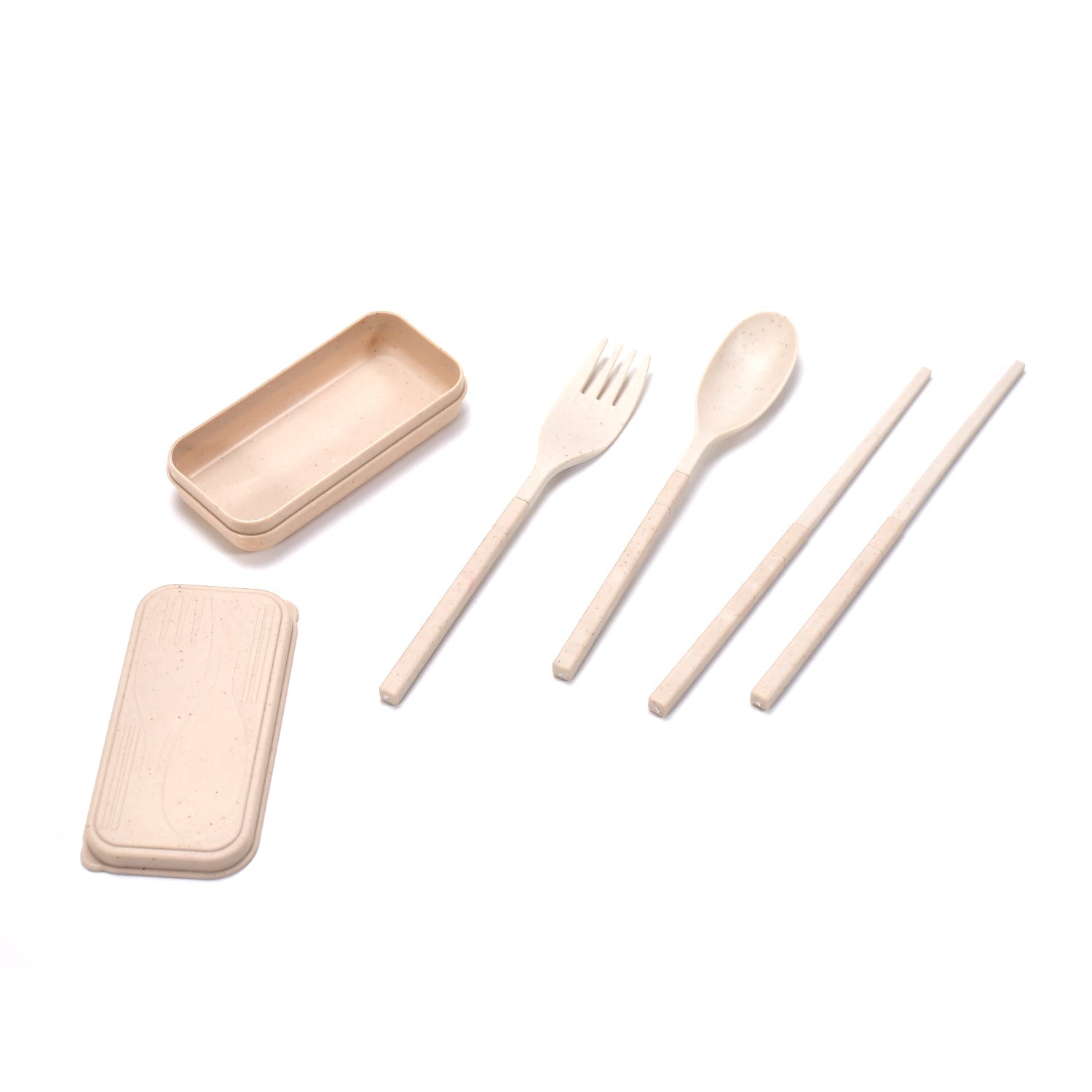 Spoon Fork Chopsticks Set Dinnerware 3PCS / Set Lunch Tableware Detachable Cutlery Portable Travel Kitchen Accessories - Springkart 