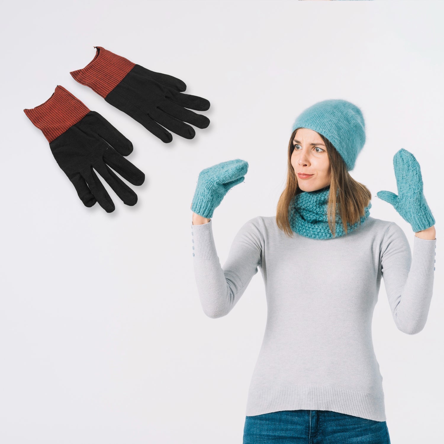 Small 1 Pair Cut Resistant Gloves Anti Cut Gloves Heat Resistant Kint Safety Work Gloves High Performance Protection. - Springkart 