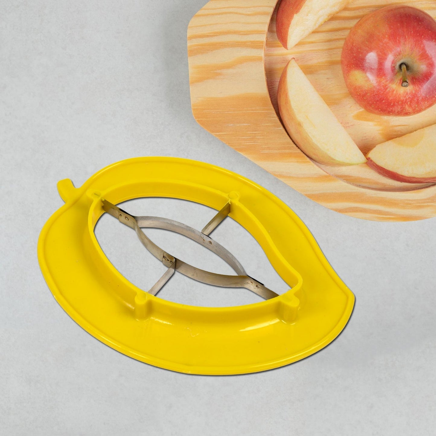 Mango Cutter Slicer Machine Tool Cutter With Sharp Blades Cutter Non Slip Handle ( 1pc ) - Springkart 