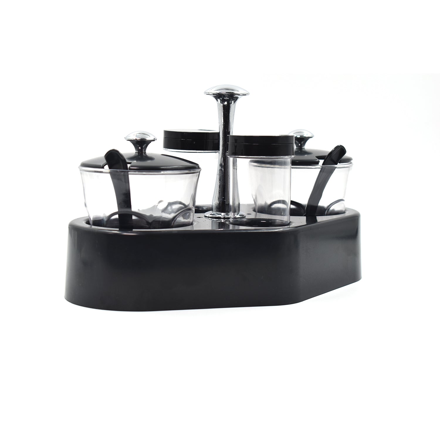 Ganesh rendy Condiment set For Kitchen Transparent jar For Easy To Access Spice 1 Piece Spice Set (Plastic) - Springkart 