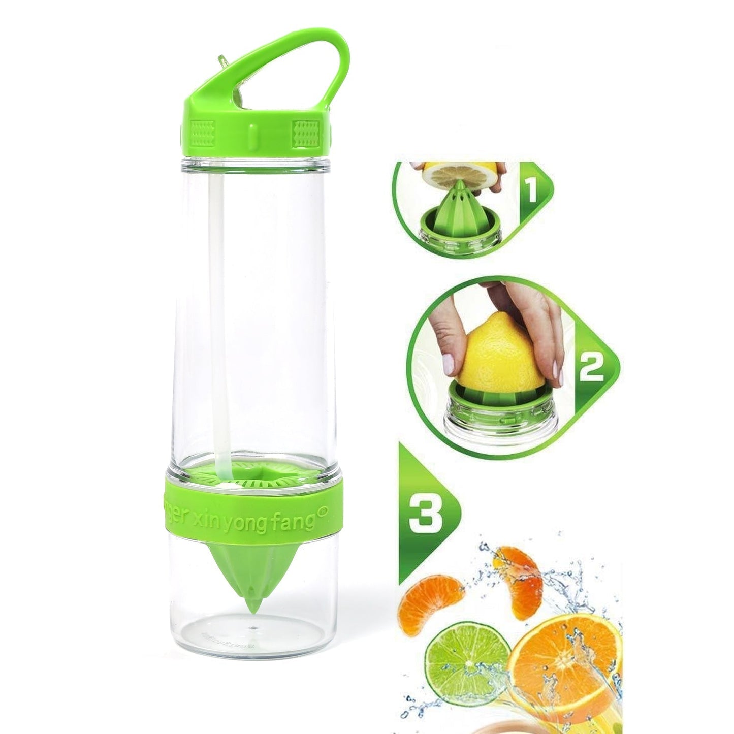 Citrus Zinger Sports Bottle with Juice Maker Infuser Bottle - Springkart 