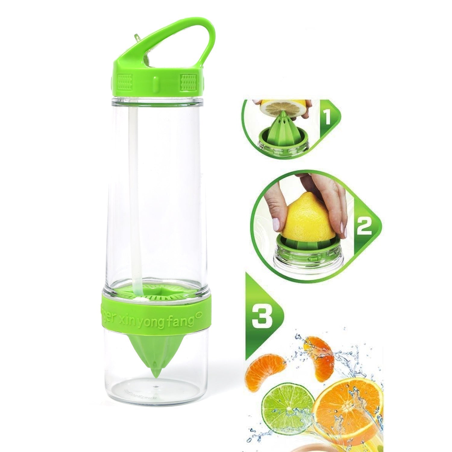 Citrus Zinger Sports Bottle with Juice Maker Infuser Bottle - Springkart 