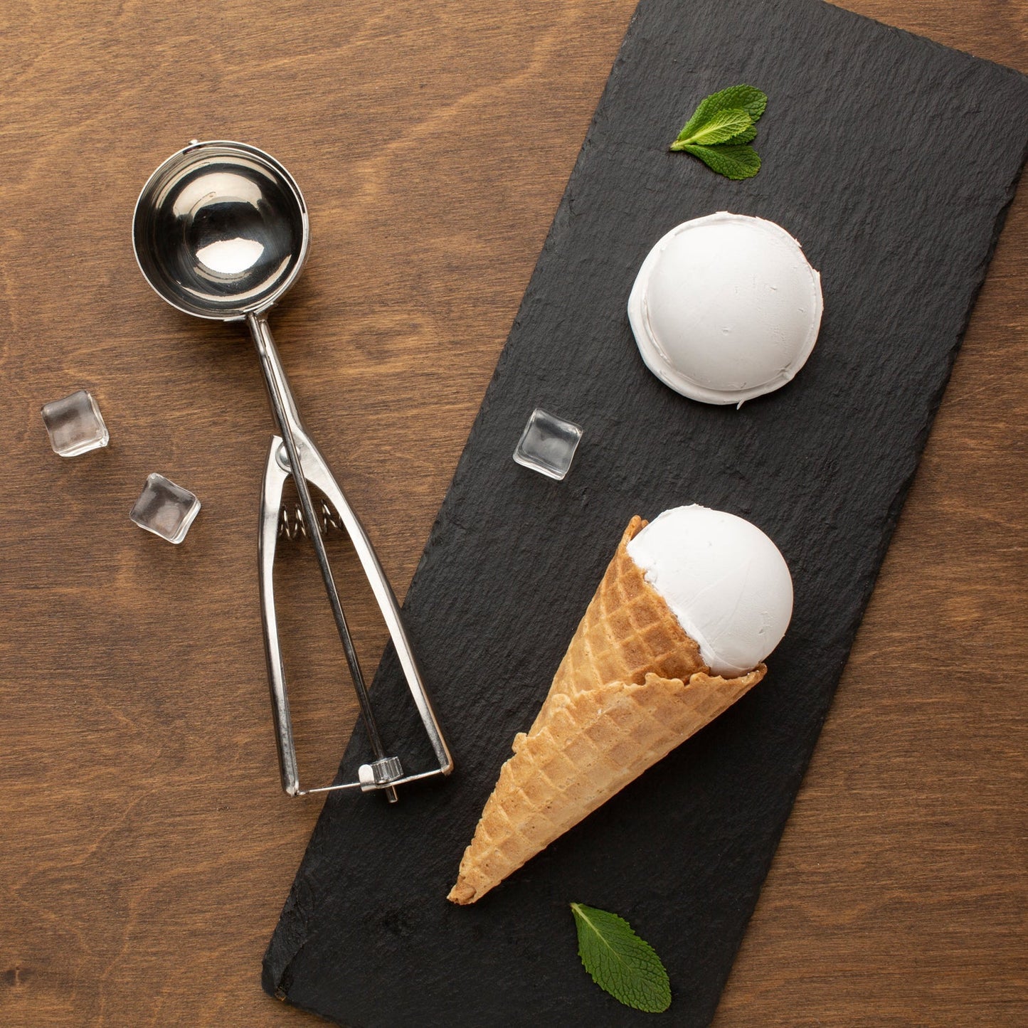 Stainless Steel Premium Quality Ice Cream Serving Spoon Scooper with Trigger Release - Springkart 