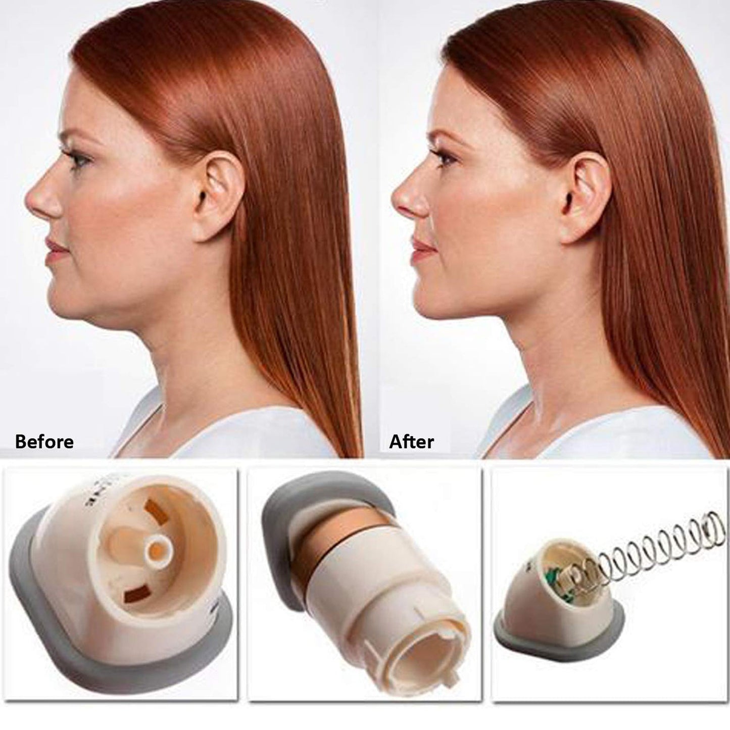 Double Chin Up Massager & Jawline Exerciser (1 Pc) - Springkart 