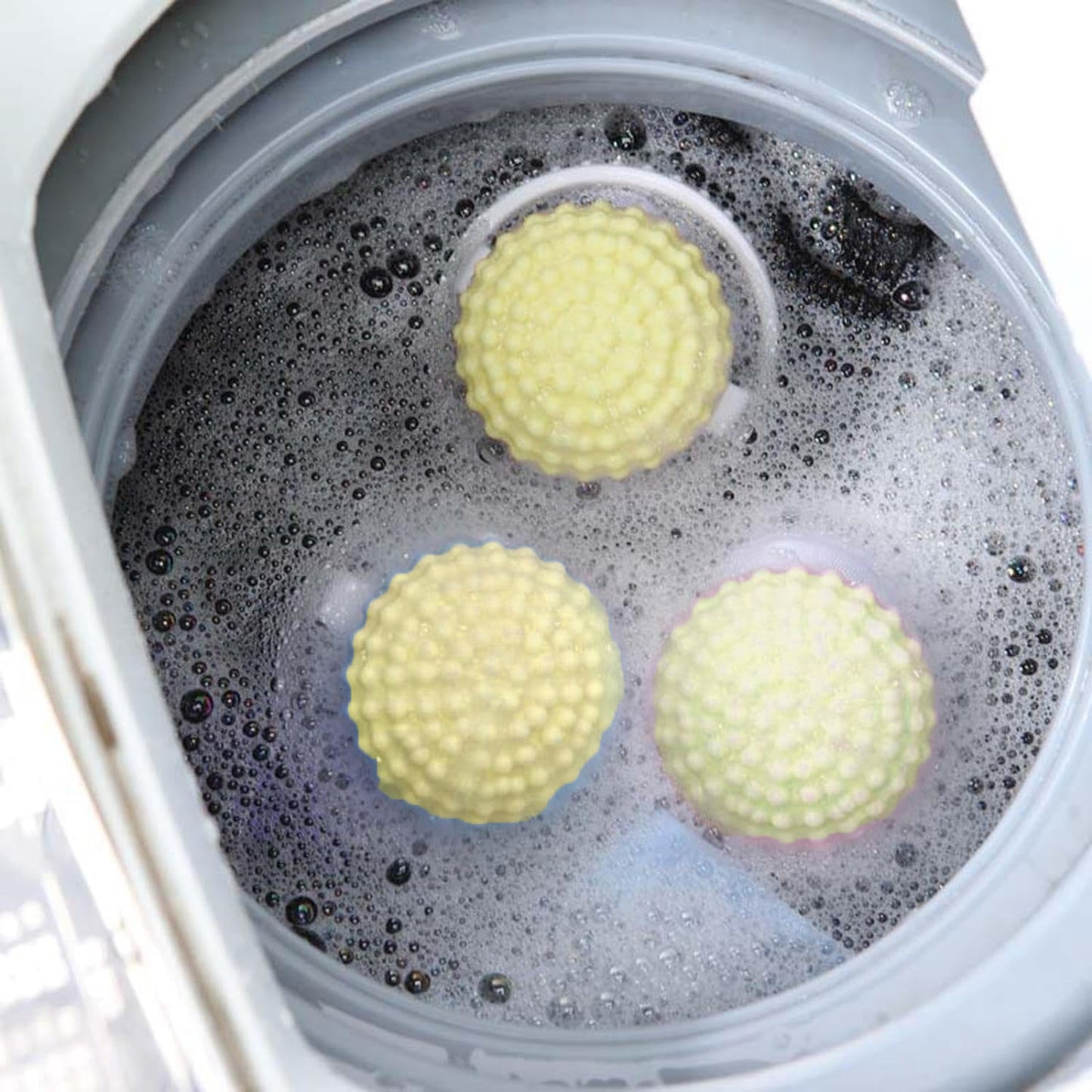 Reusable Washing Machine Floating Cylindrical Shape Lint Mesh Bag ( 1 Pc) - Springkart 