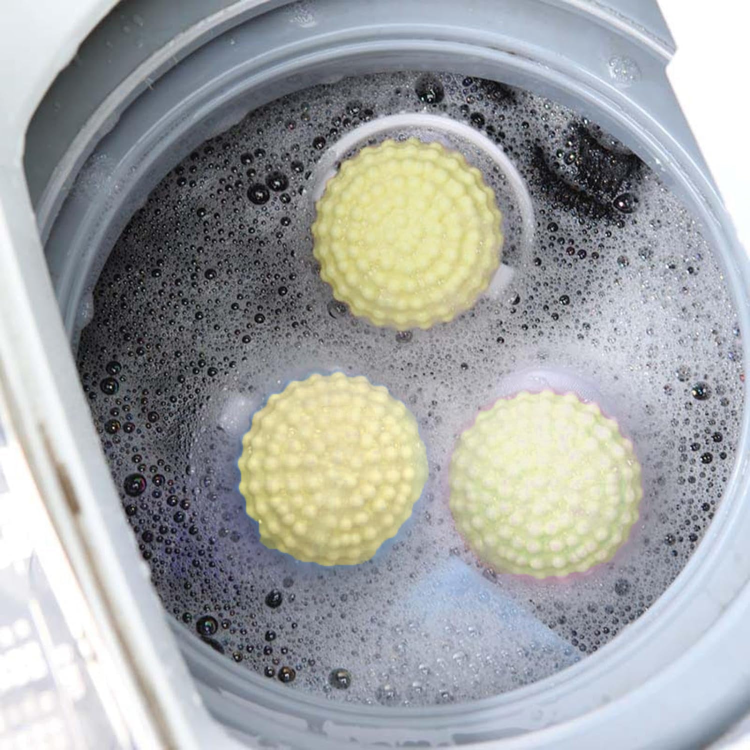 Reusable Washing Machine Floating Cylindrical Shape Lint Mesh Bag ( 1 Pc) - Springkart 