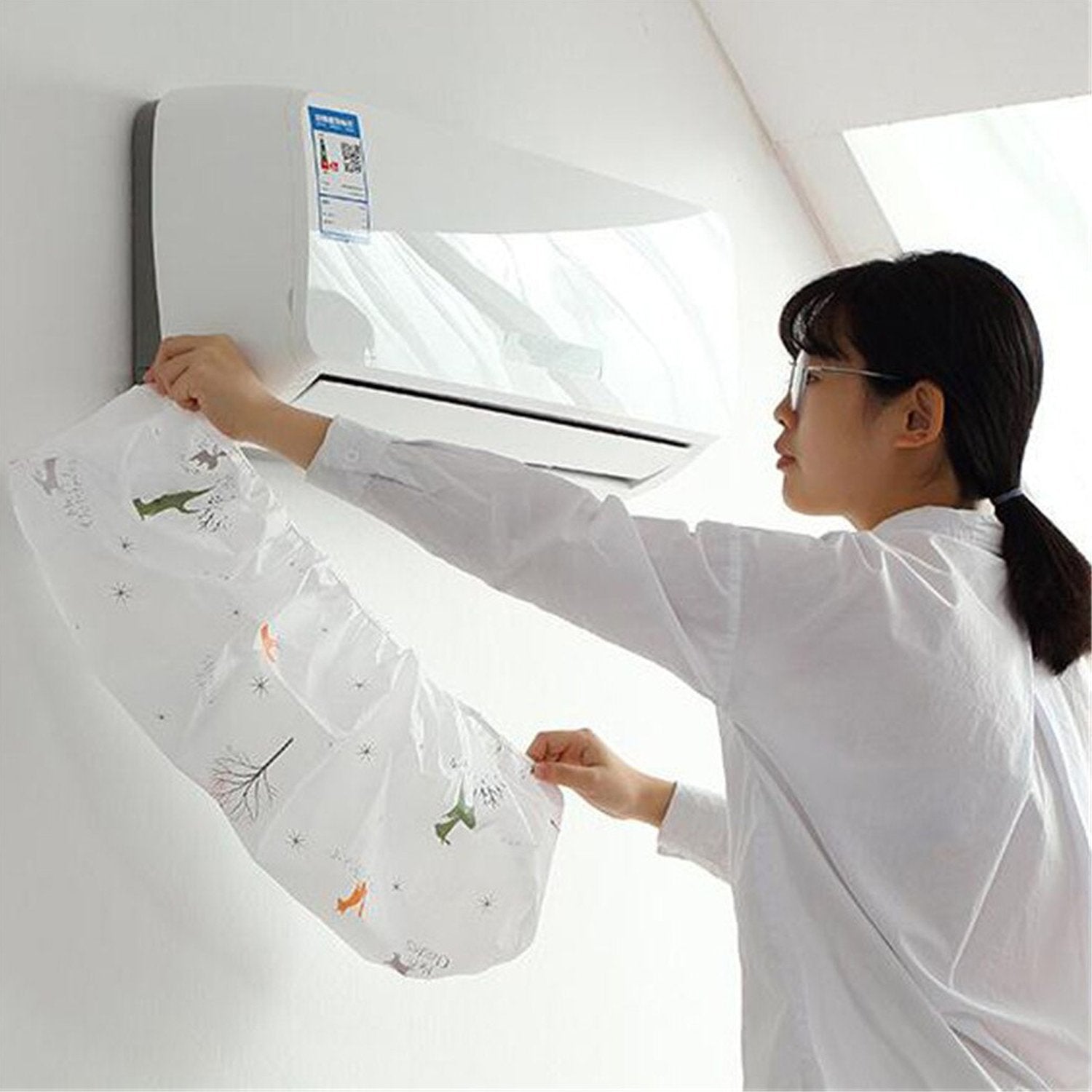 Air Conditioning Dust Cover Waterproof Folding Ac Cover - Springkart 