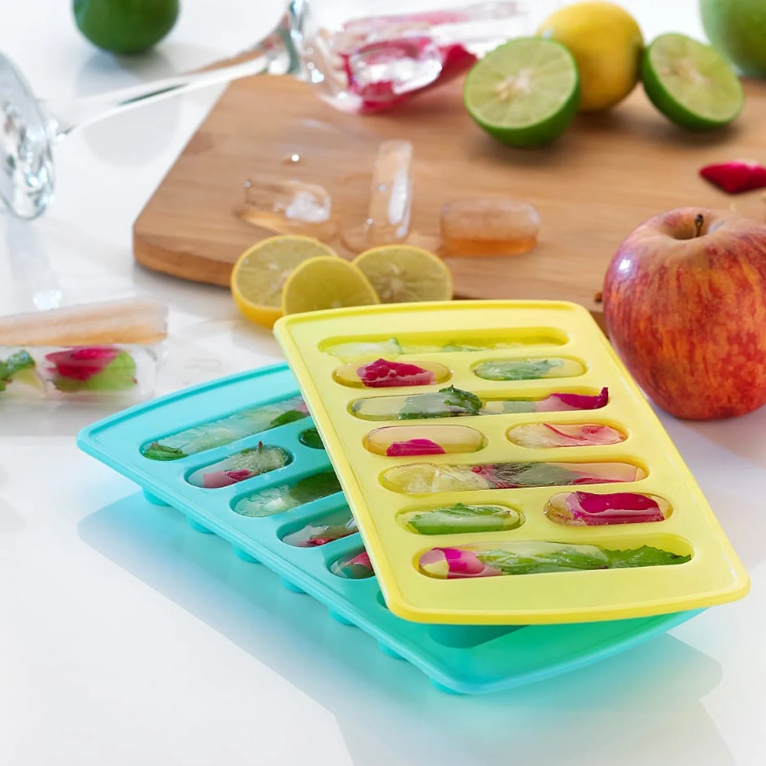 1 Pc Fancy Ice Tray, Used Widely In All Kinds Of Household Places While Making Ices And All Purposes - Springkart 