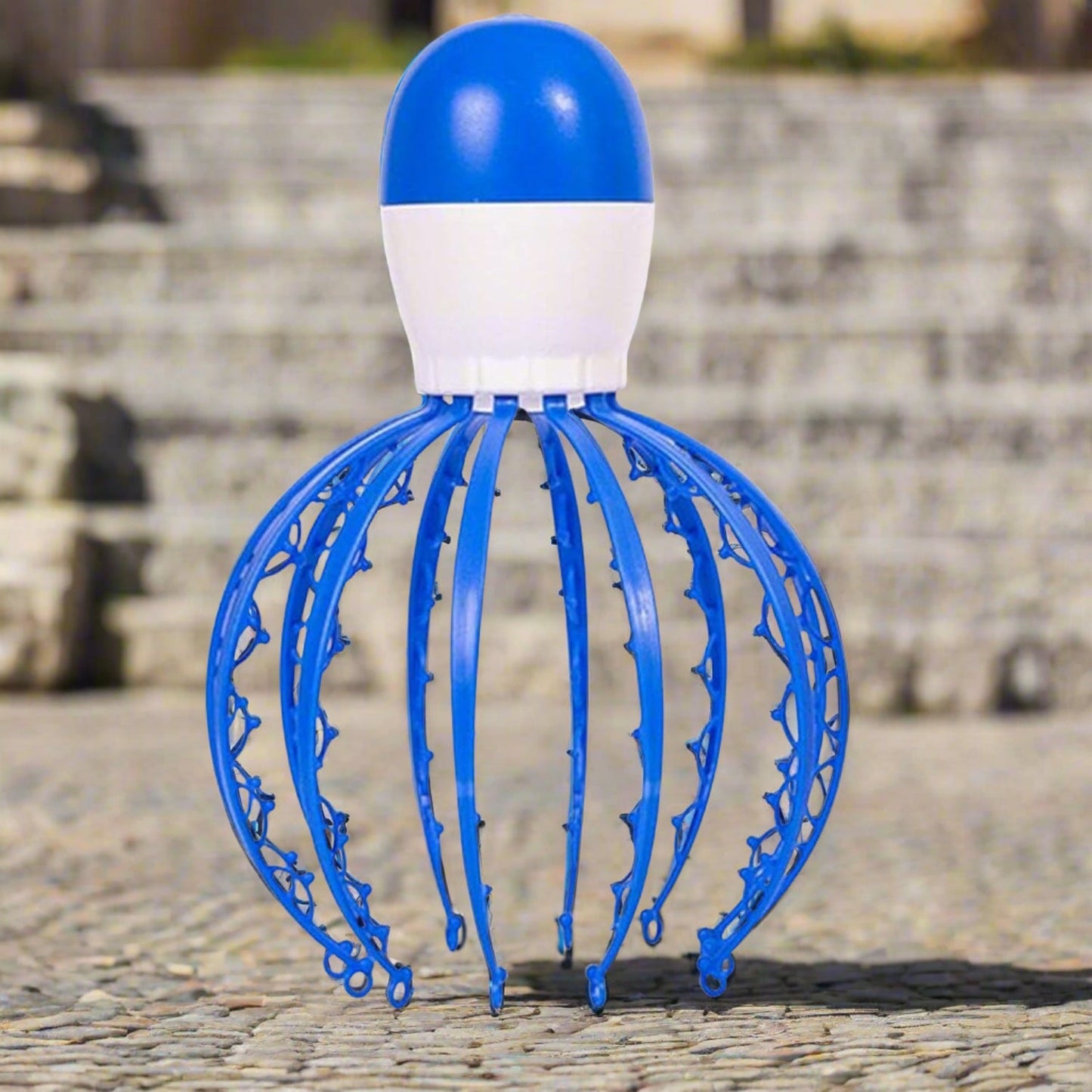 Electric Octopus Claw Scalp Massager Stress Relief Therapeutic Head Scratcher (Not included battery / Mix Color) - Springkart 