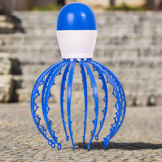 Electric Octopus Claw Scalp Massager Stress Relief Therapeutic Head Scratcher (Not included battery / Mix Color) - Springkart 