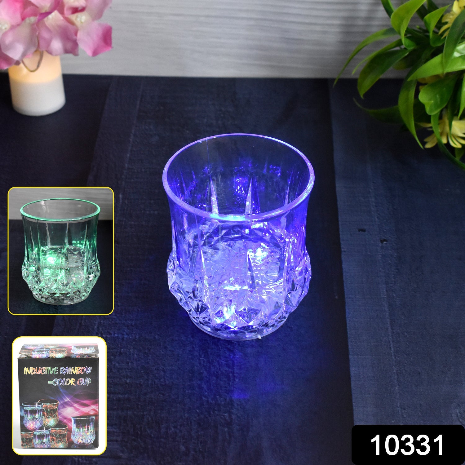 LED Light-up Cup Water Inductive Rainbow Color Changing LED (1 Pc) - Springkart 