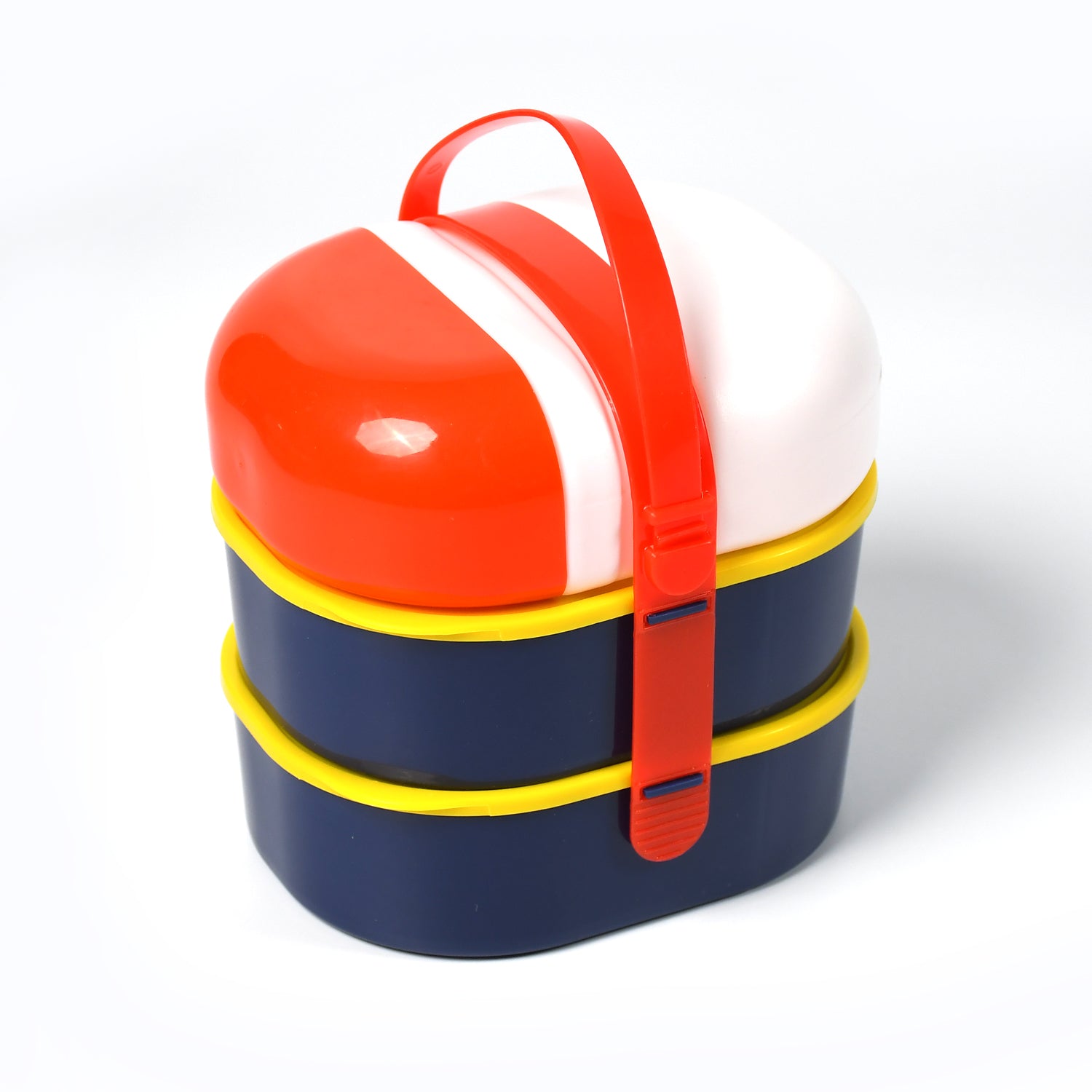Mr. Chef Smart Lunch Box Capsule shape strap-on lunch box with water bottle and handle - Springkart 
