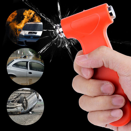 Car Safety Hammer,Emergency and Rescue Tool,Car Window Breaker and Seatbelt Cutter,Safety Hammer Emergency Rescue Tool,Car Window Breaking Seat Belt Cutter (1 Pc) - Springkart 