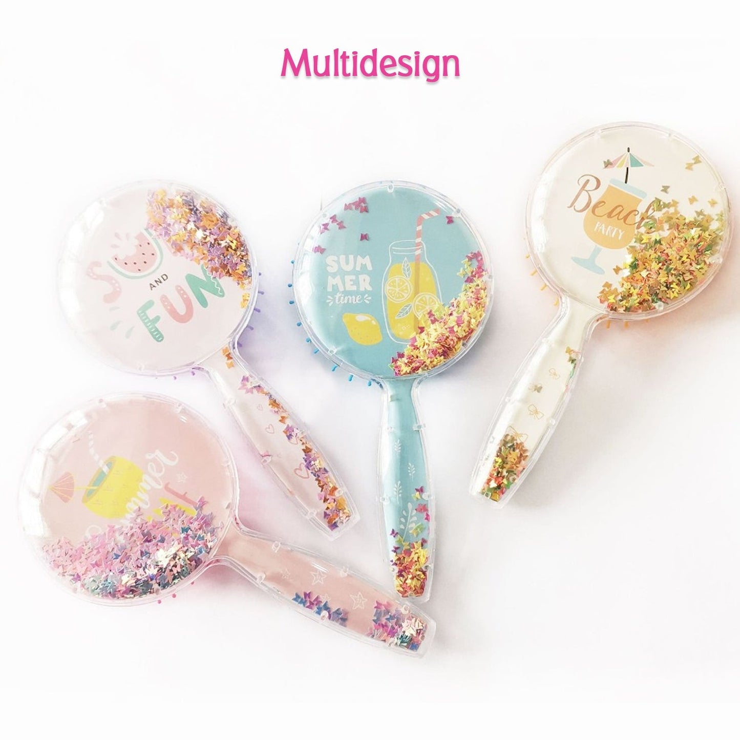 Hair Brush for Kids Detangling Anti-static Soft Massage for Braids Curly Straight Long or Short Wet Or Dry Hair (Multi-Design) - Springkart 