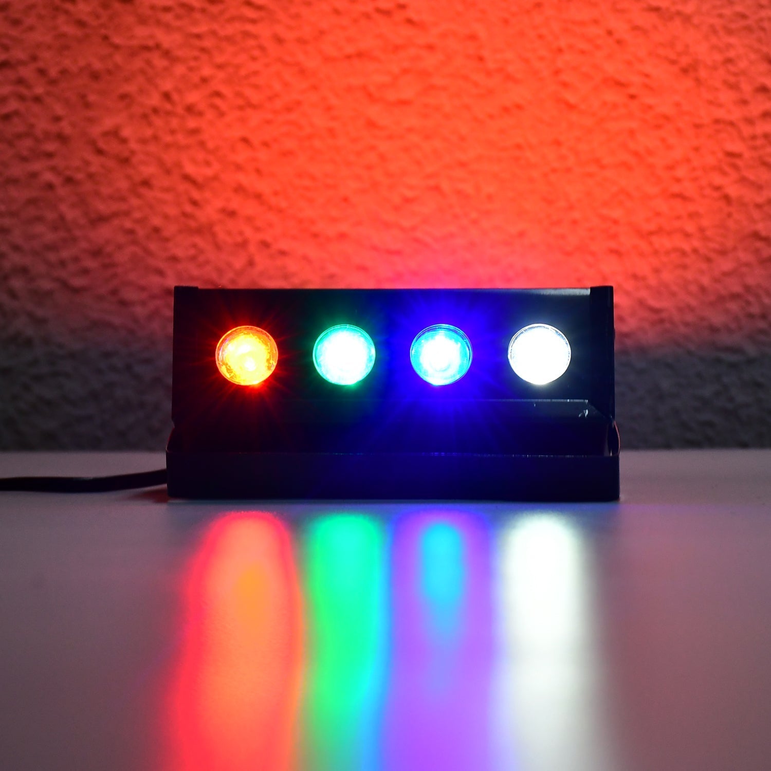 Mini Laser Projector Low Par Light 4 LED RGBW Stage Lighting Laser Light - Springkart 
