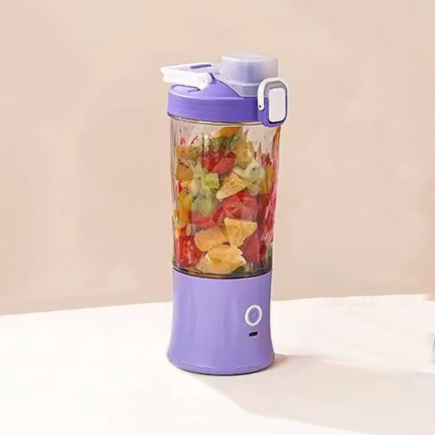 Eletric Crusher Juicer With Multicolor Light, 8 Blades (600 ML / Multicolor) - Springkart 