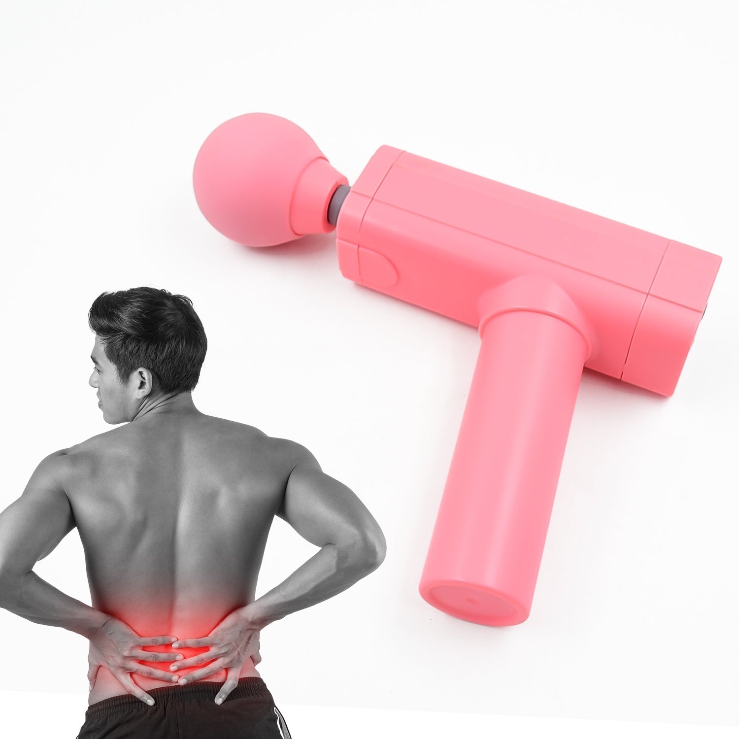 Massage Gun Deep Relax, Powerful Muscle Massager, USB Chargeable (1 Pc) - Springkart 