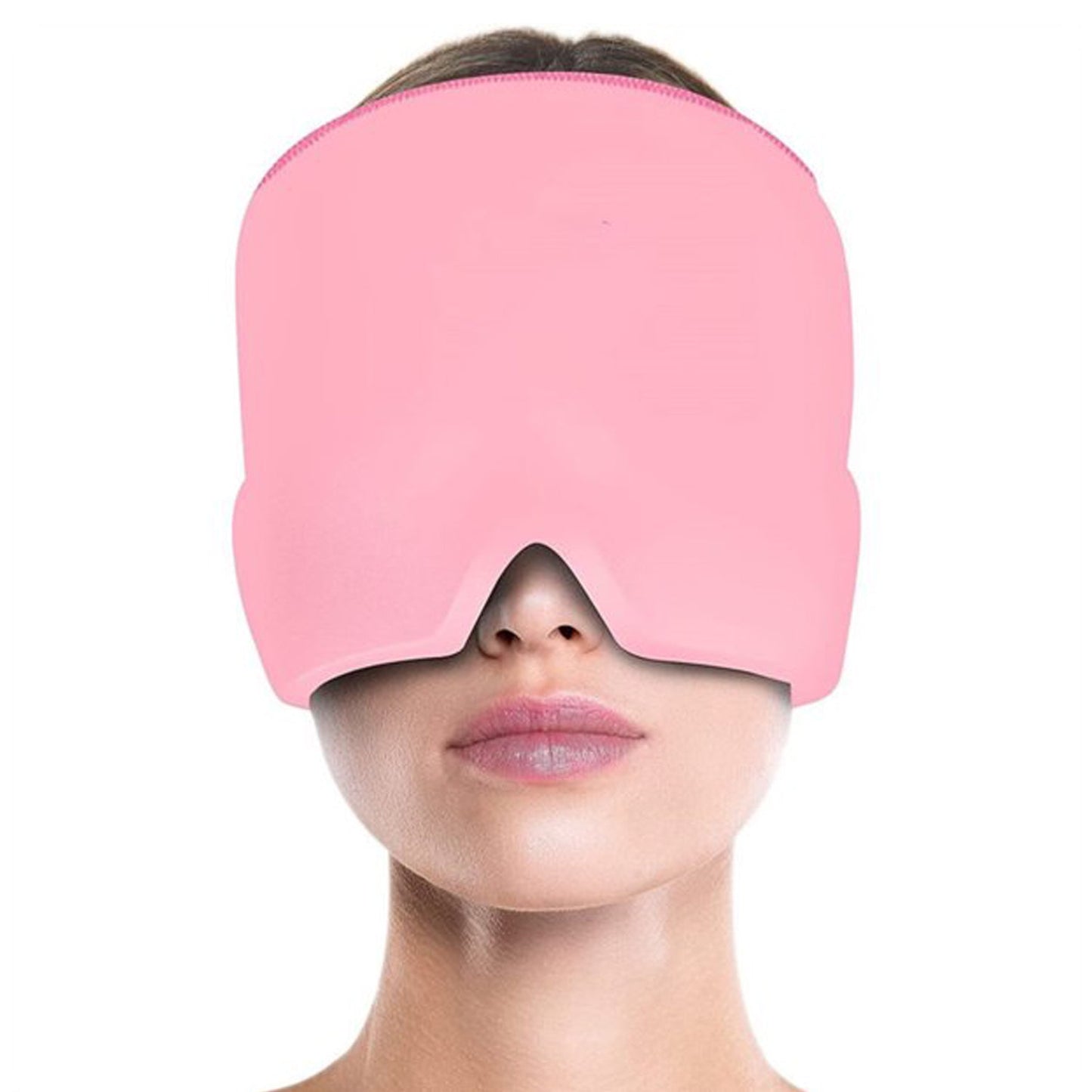 Headache Relief Hat Migraine Cap, Wearable Migraine Mask Ice Head Wrap for Tension Headache, Puffy Eyes, Sinus Headache & Stress Relief - Springkart 