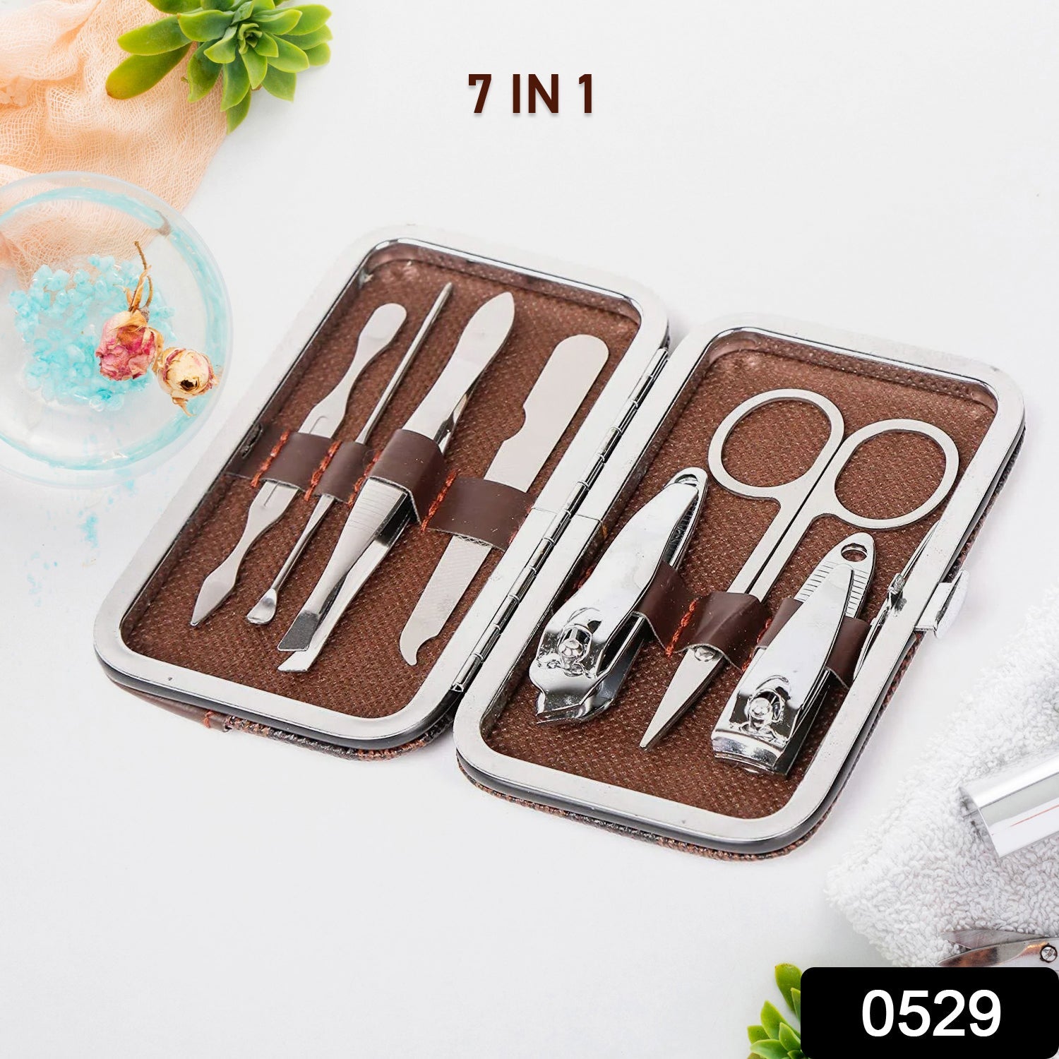 Pedicure & Manicure Tools Kit For Women (7in1) - Springkart 