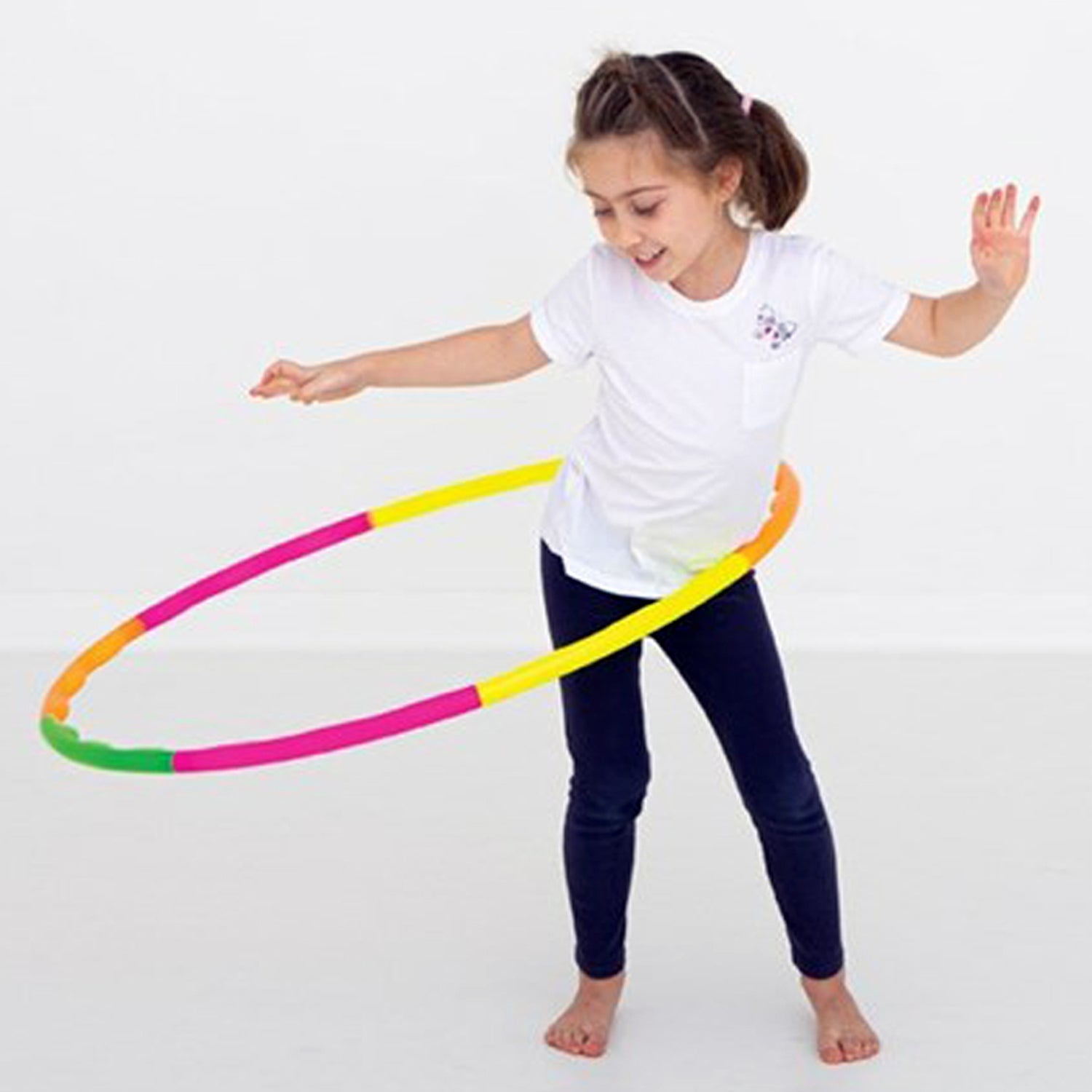 Hoops Hula Interlocking Exercise Ring for Fitness with Dia Meter Boys Girls and Adults - Springkart 