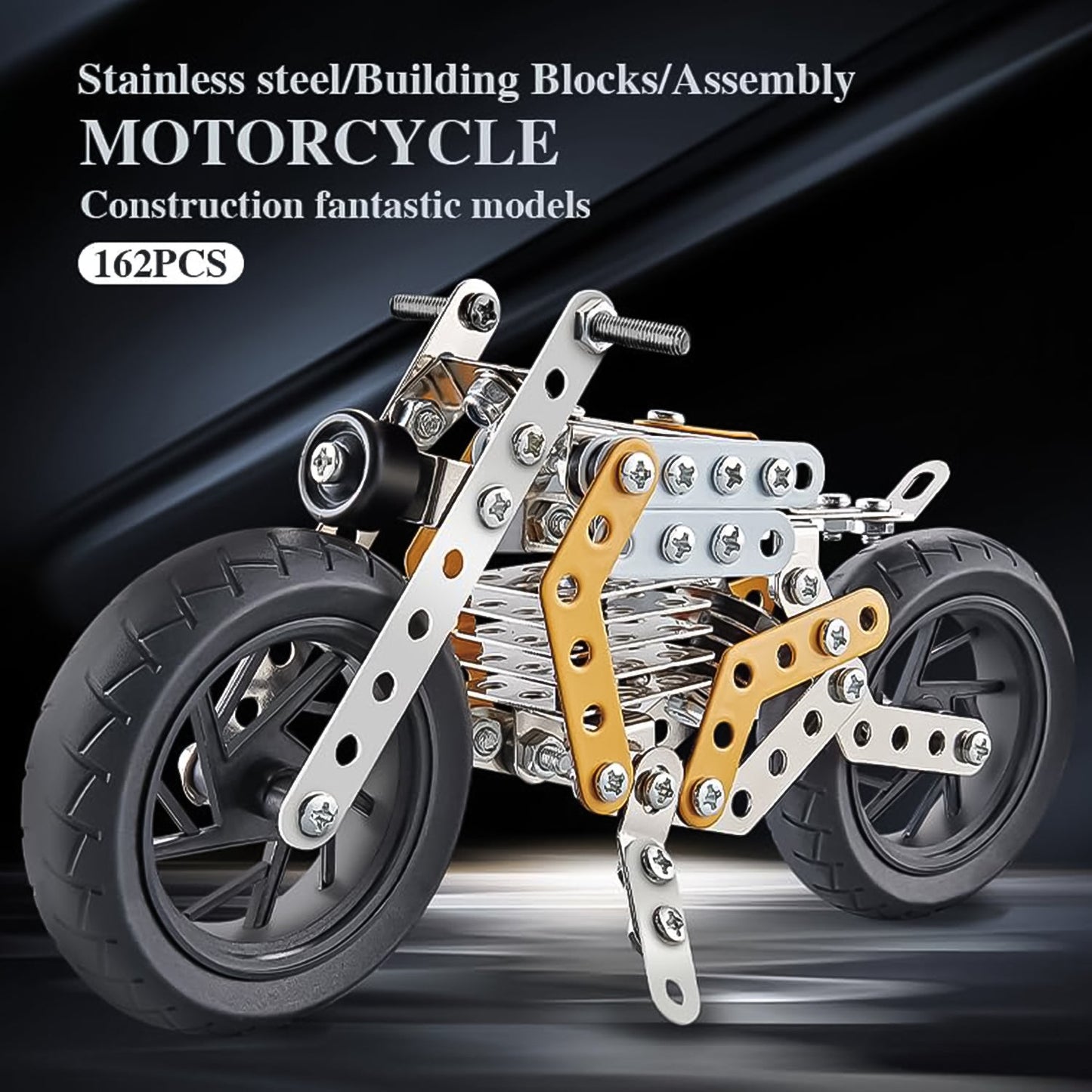 Metal DIY Bike Building Blocks for Kids (bike 162 pc of Bike Tool / 1 Set】 - Springkart 