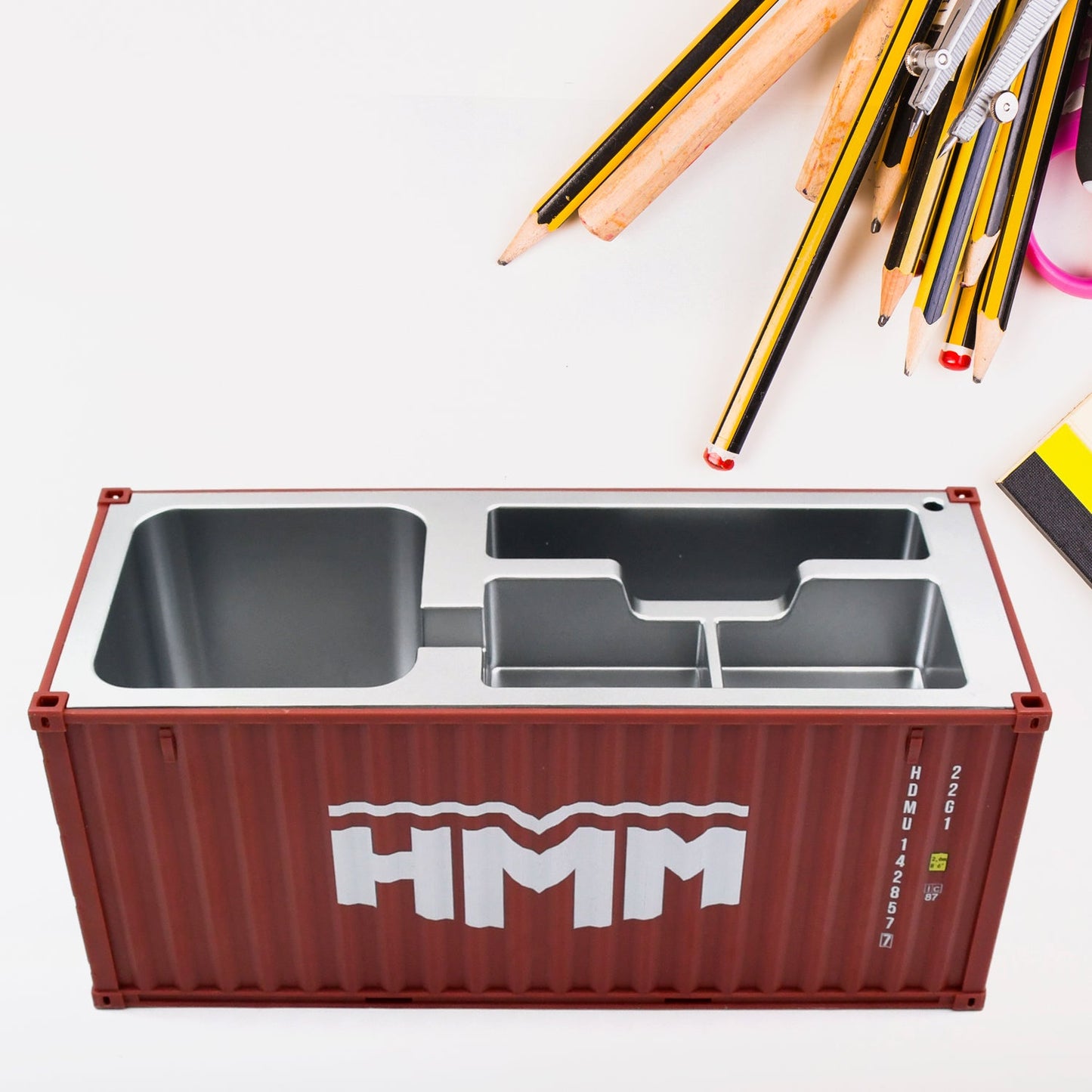 Shipping Container Pen Holder Shipping Container Model Pen Name Cardholder Simulated Container Model For Business Gift - Springkart 
