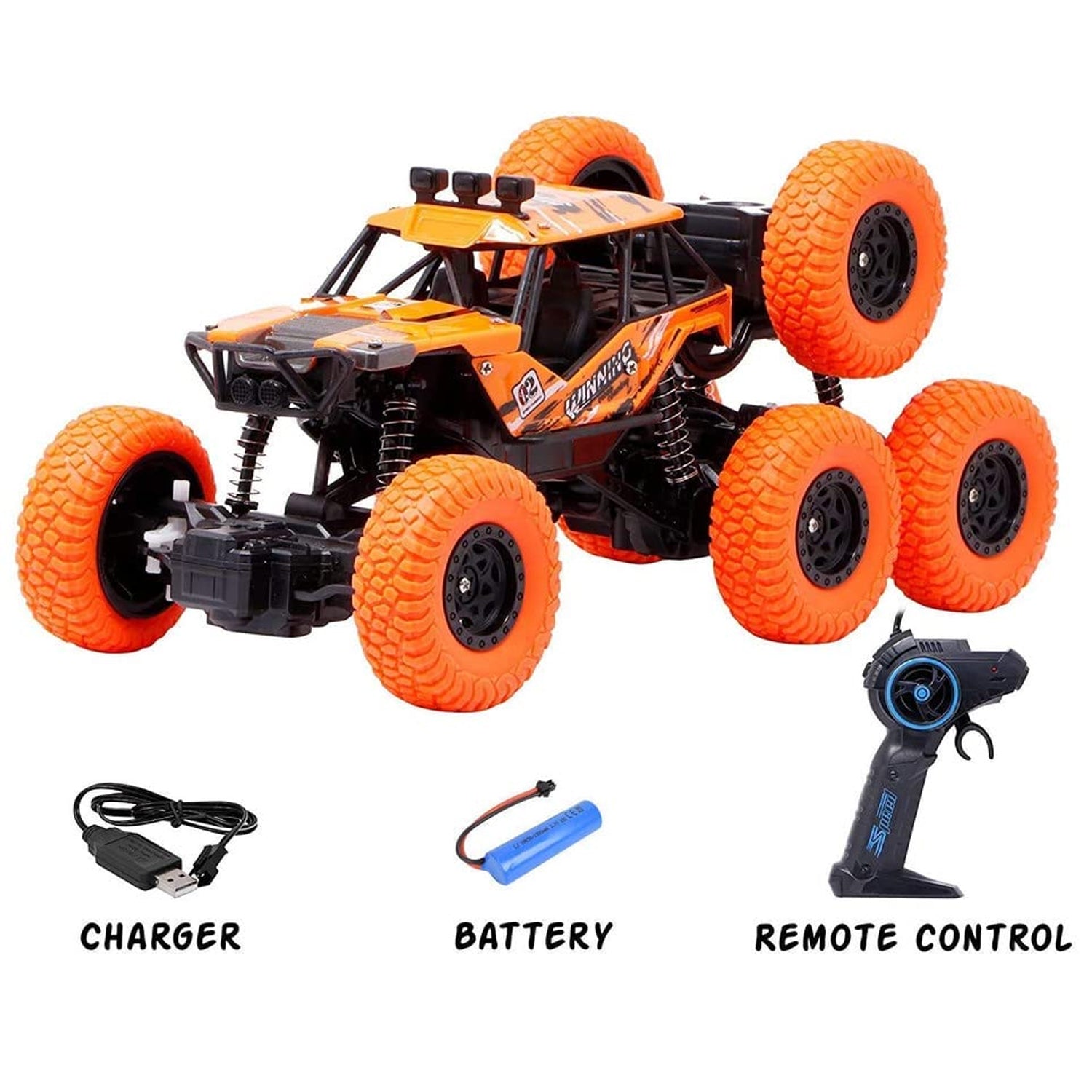 Rock Climber Car, 8 Wheels Climbing Car (1 Pc / Remote Battery Not Included) - Springkart 
