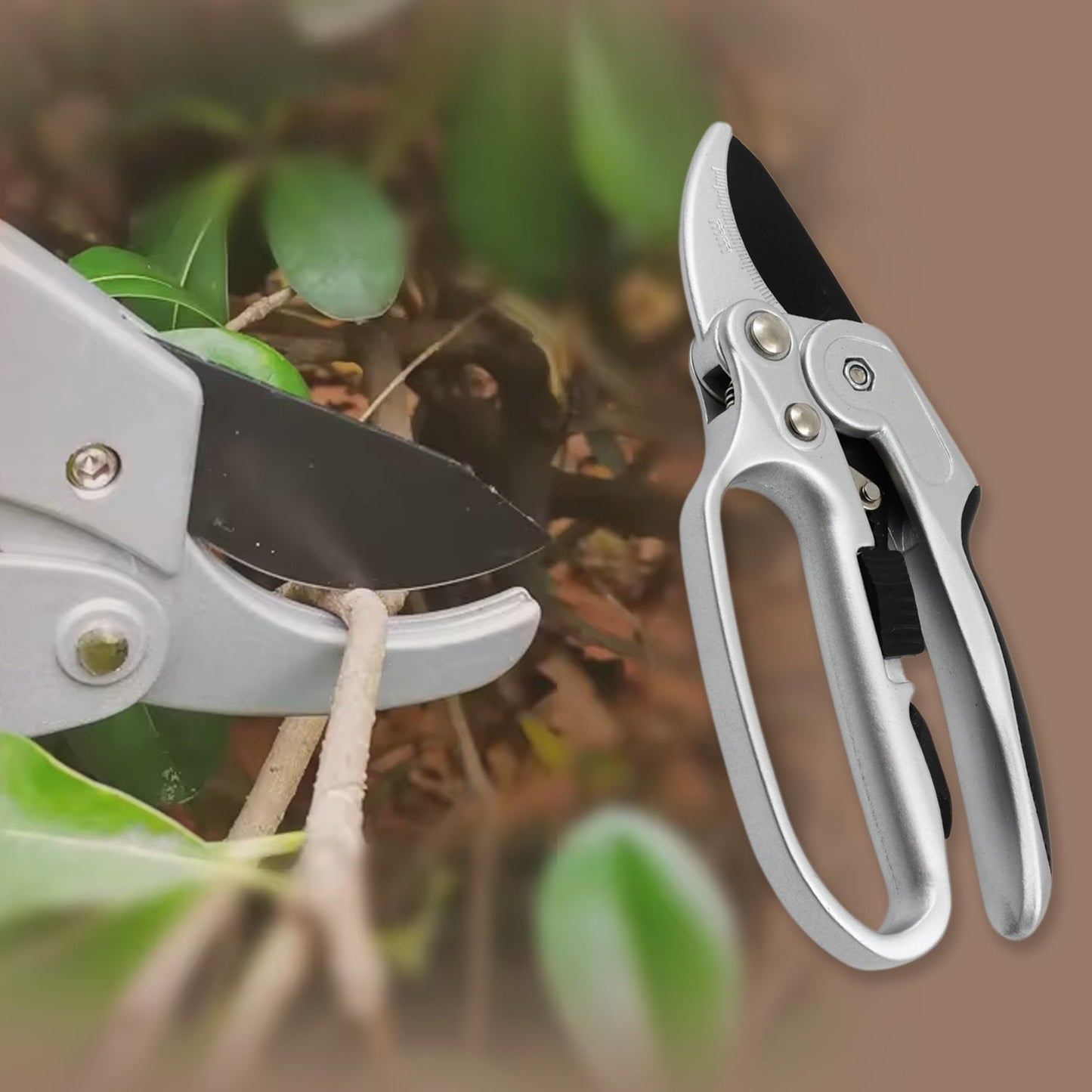Pruning Shear Garden Shear Steel, Hand Shears, 20 Cm / 8 inch (1 Pc) - Springkart 